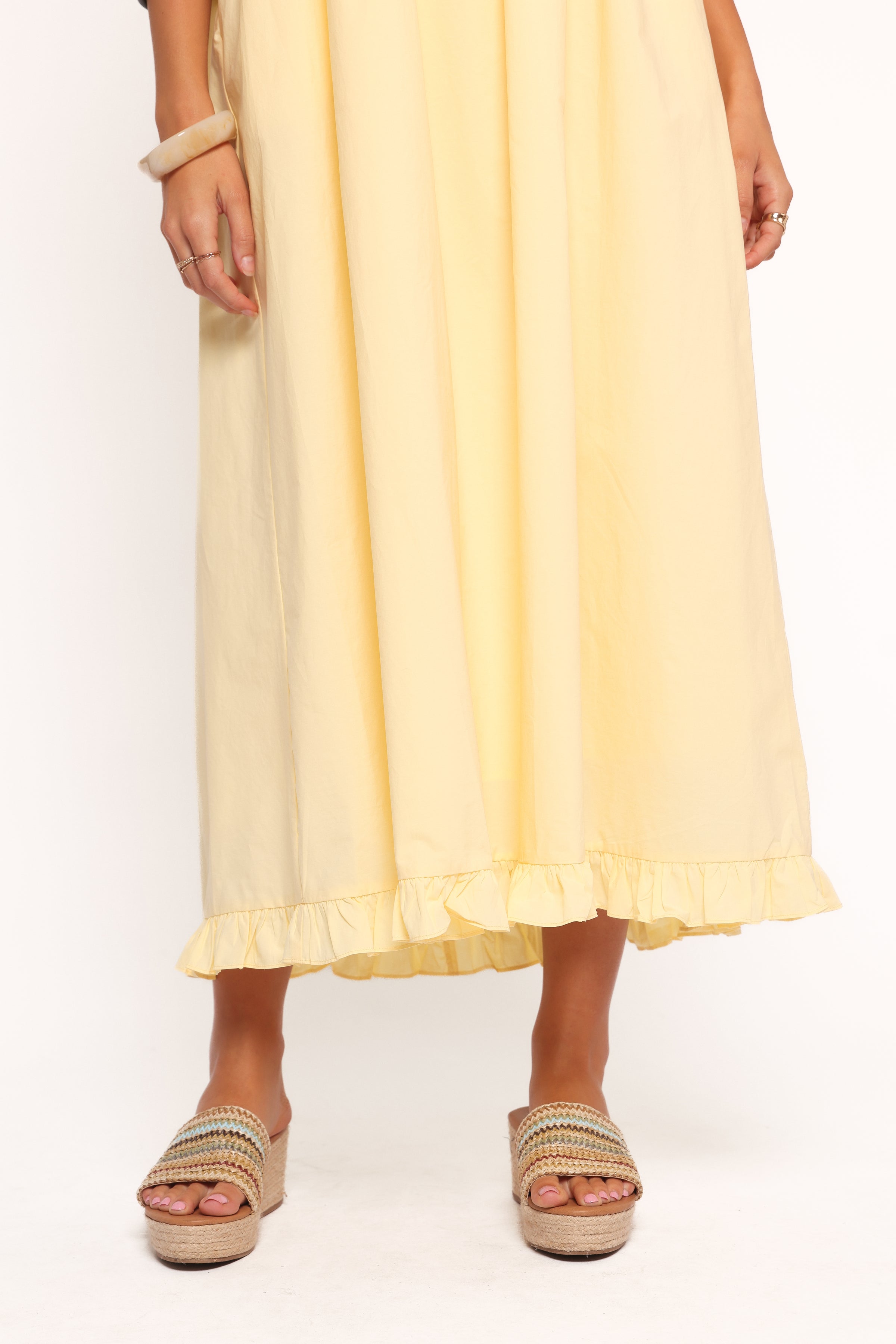 Miuccia Maxi Dress - Butter Yellow