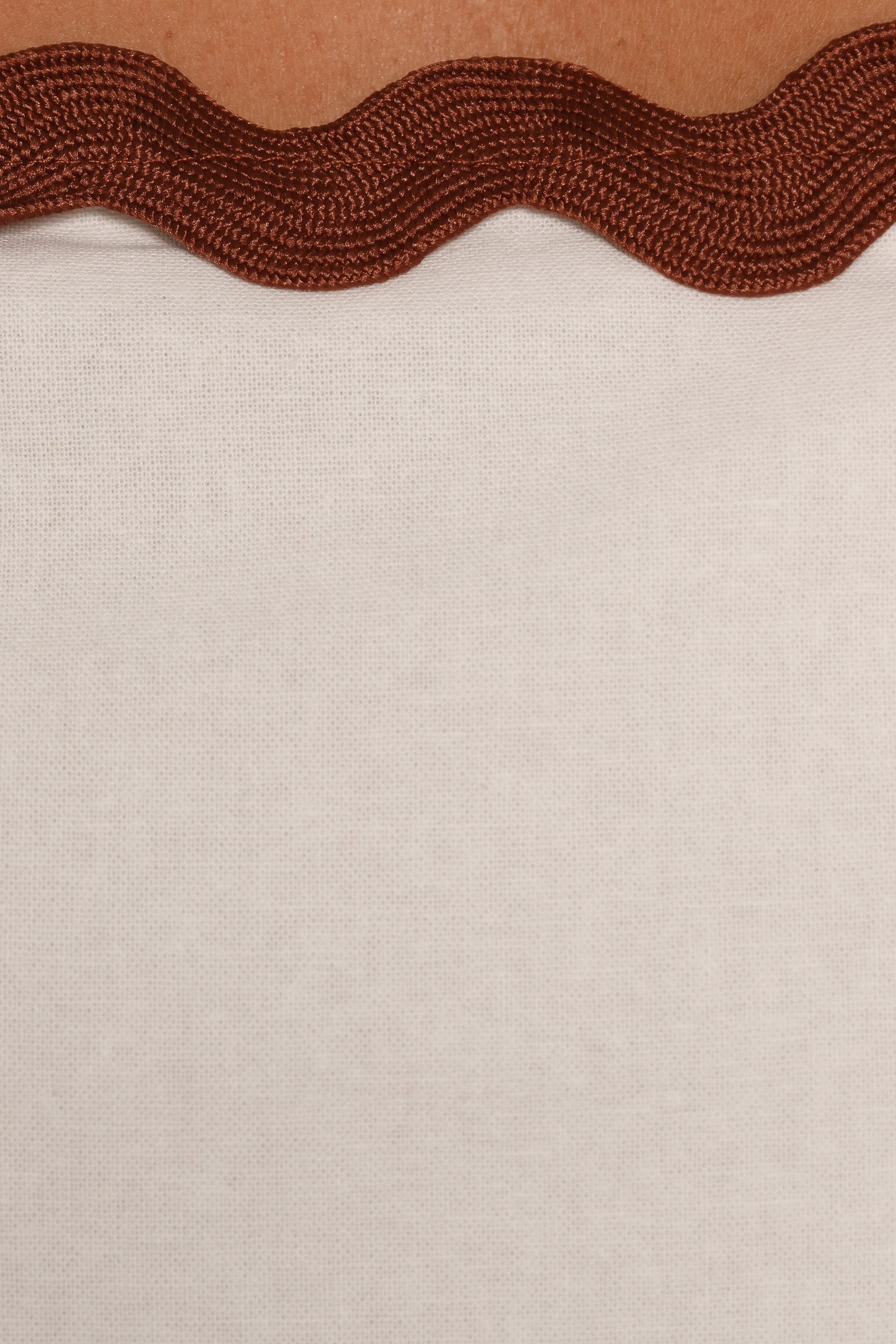 Mollymook Top - White Tan