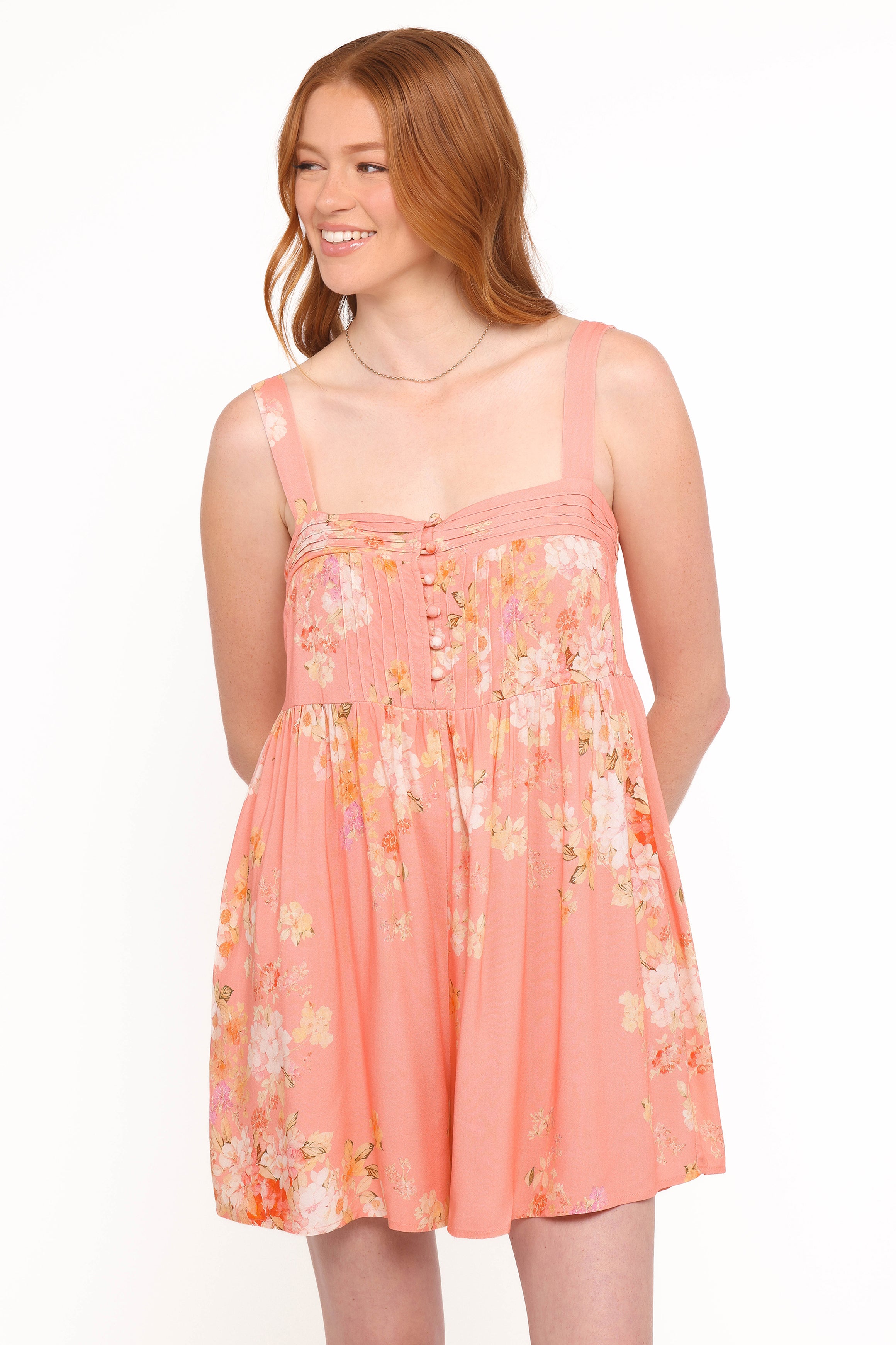 Nani Playsuit - Pink Floral