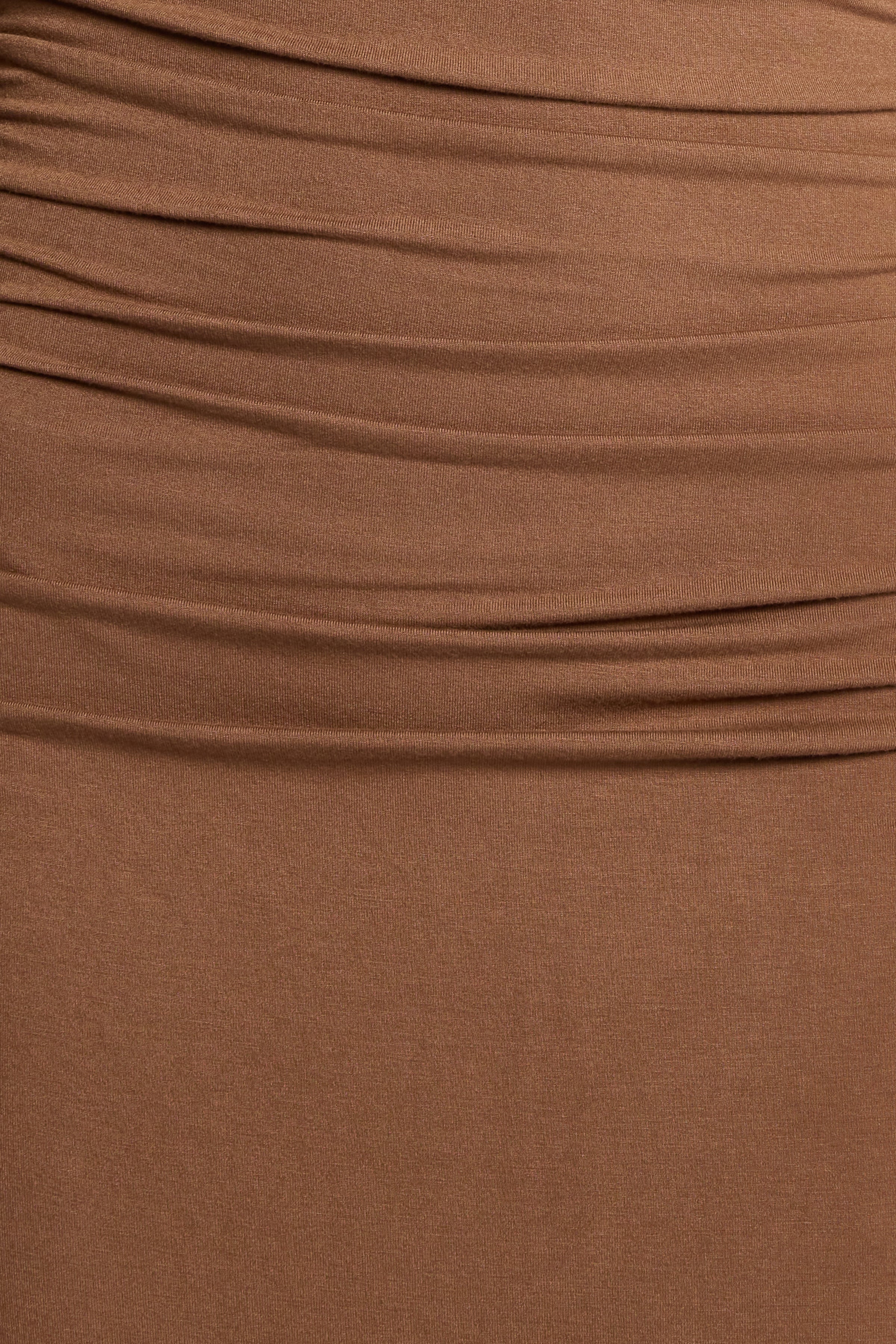 Nelson Long Sleeve Maxi Dress - Mocha
