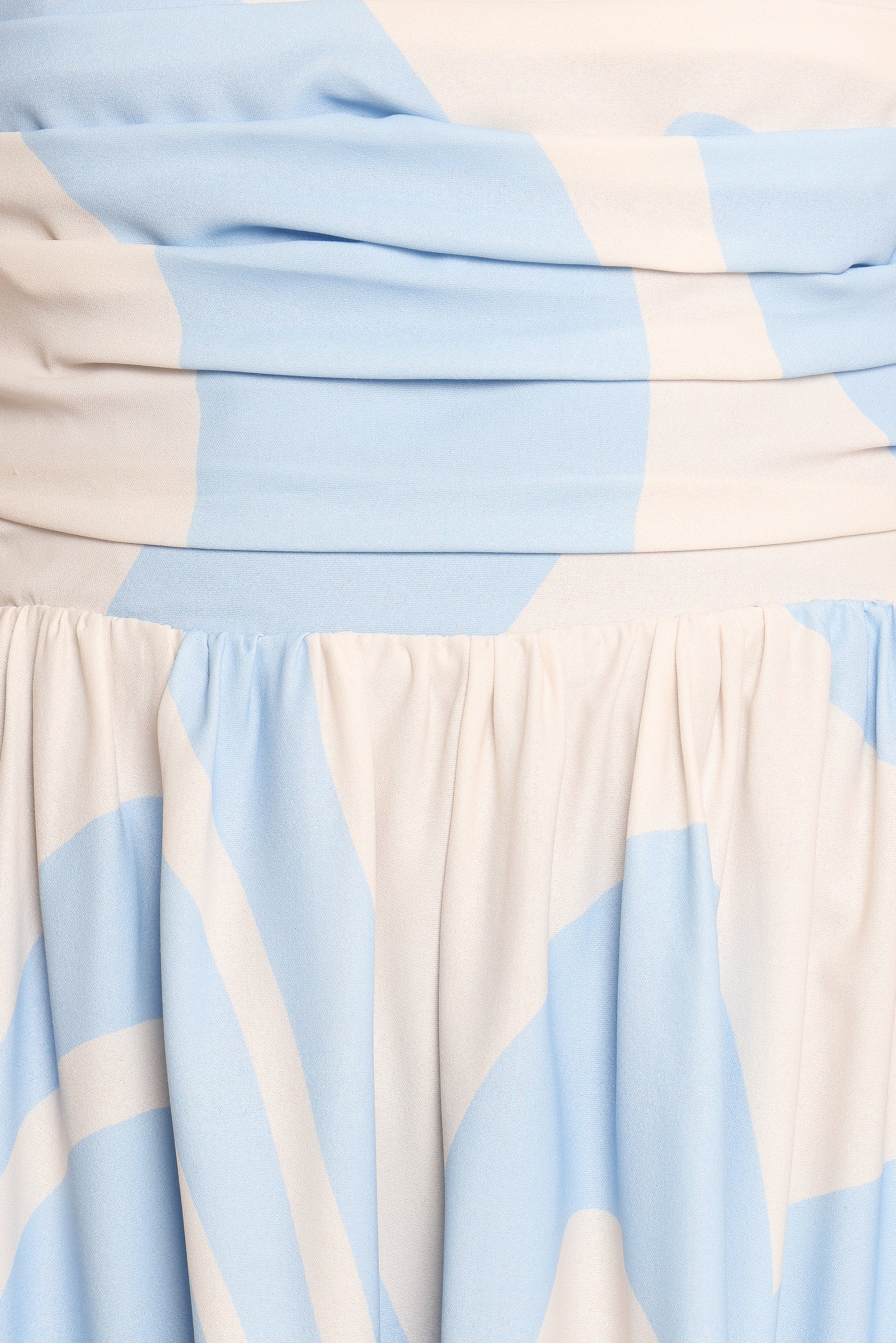 Nesta Maxi Dress - Blue Cream