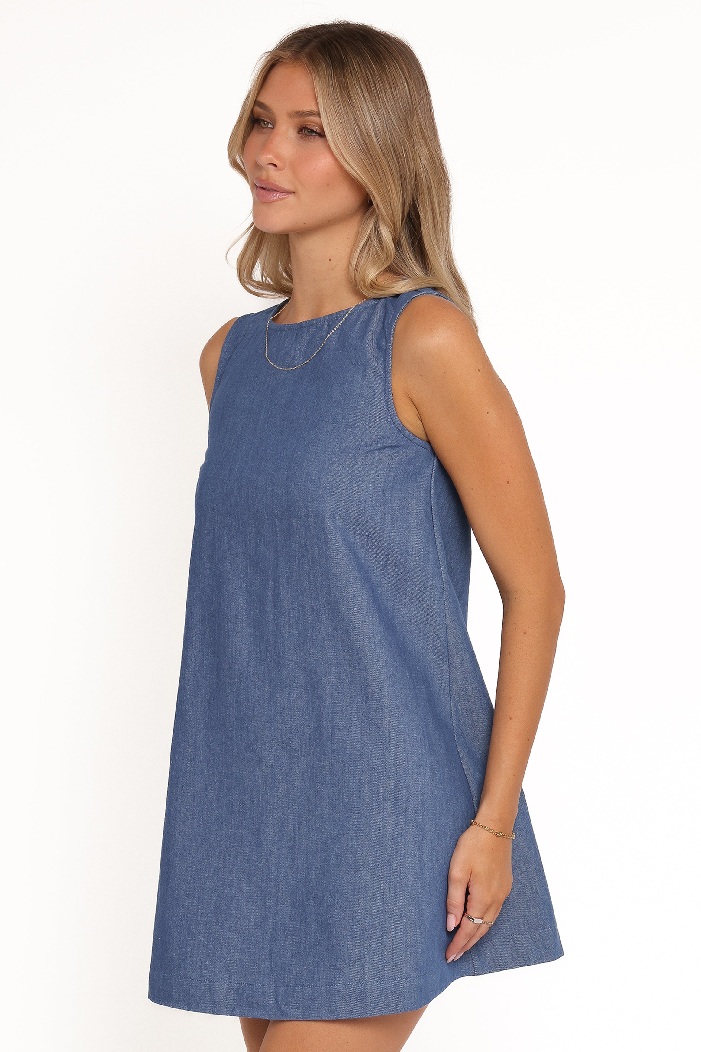 Nicklin Shift Mini Dress - Denim