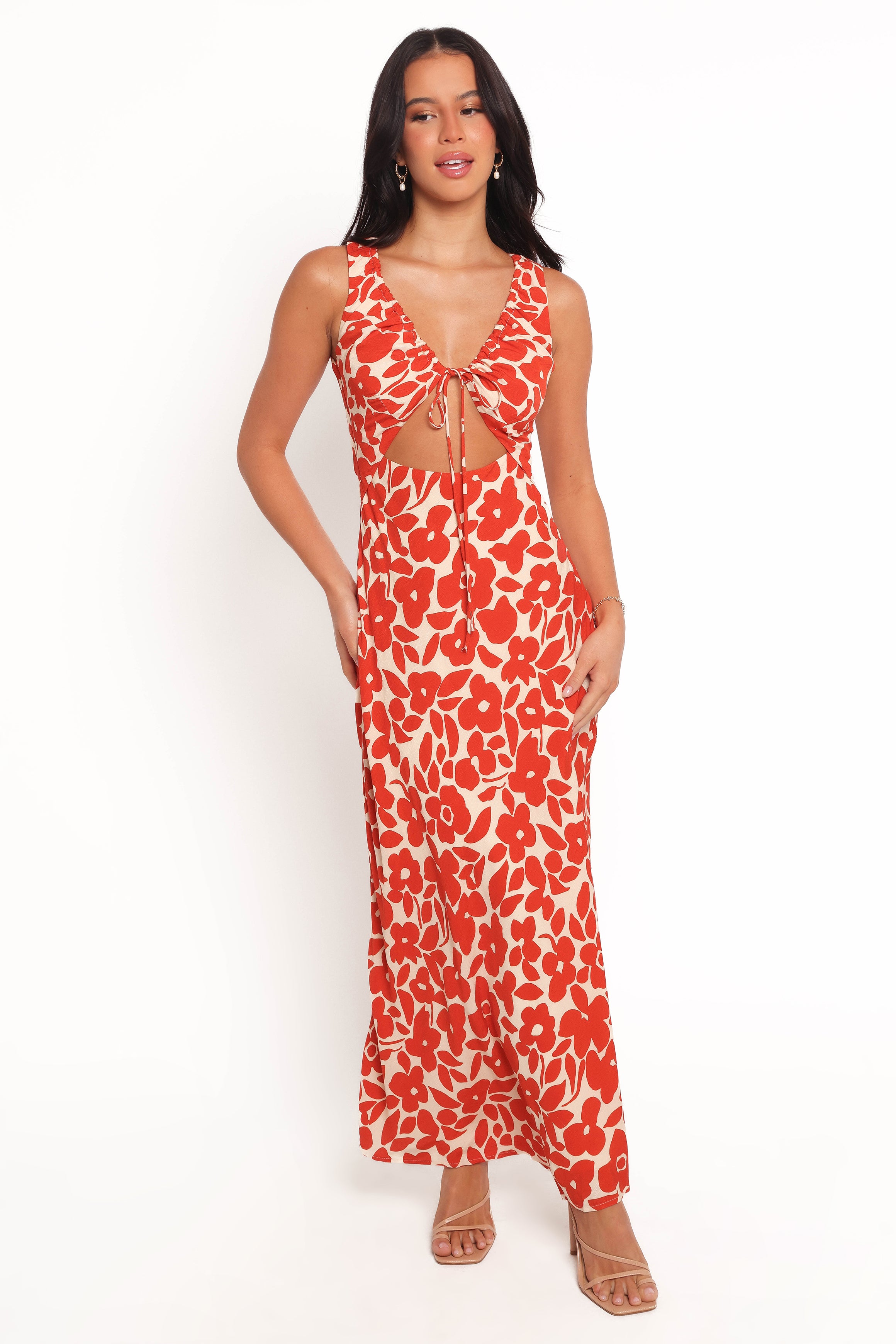 Noemi Maxi Dress - Red