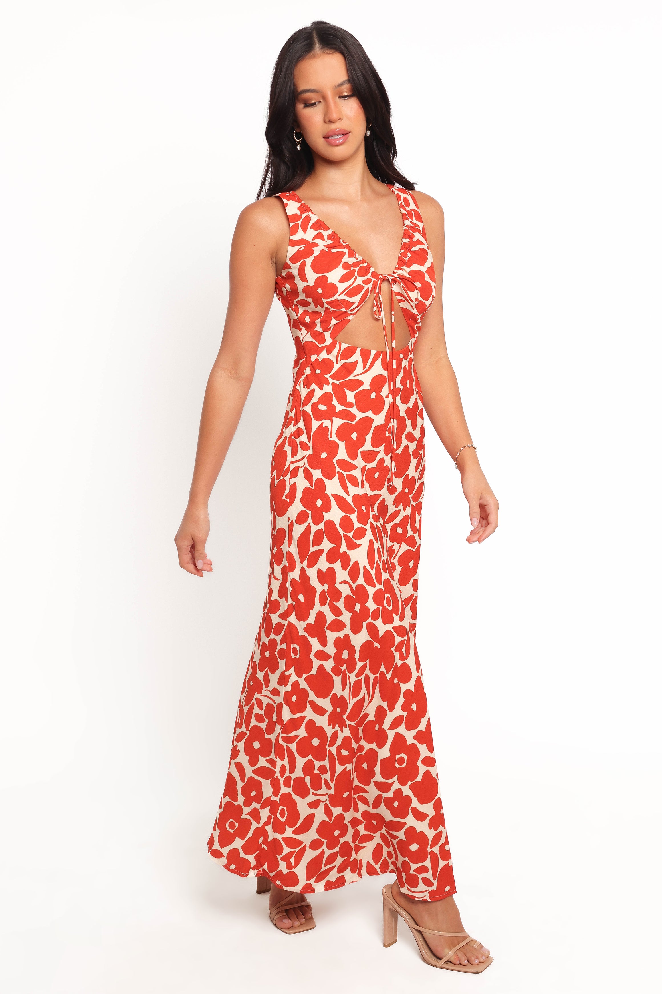 Noemi Maxi Dress - Red