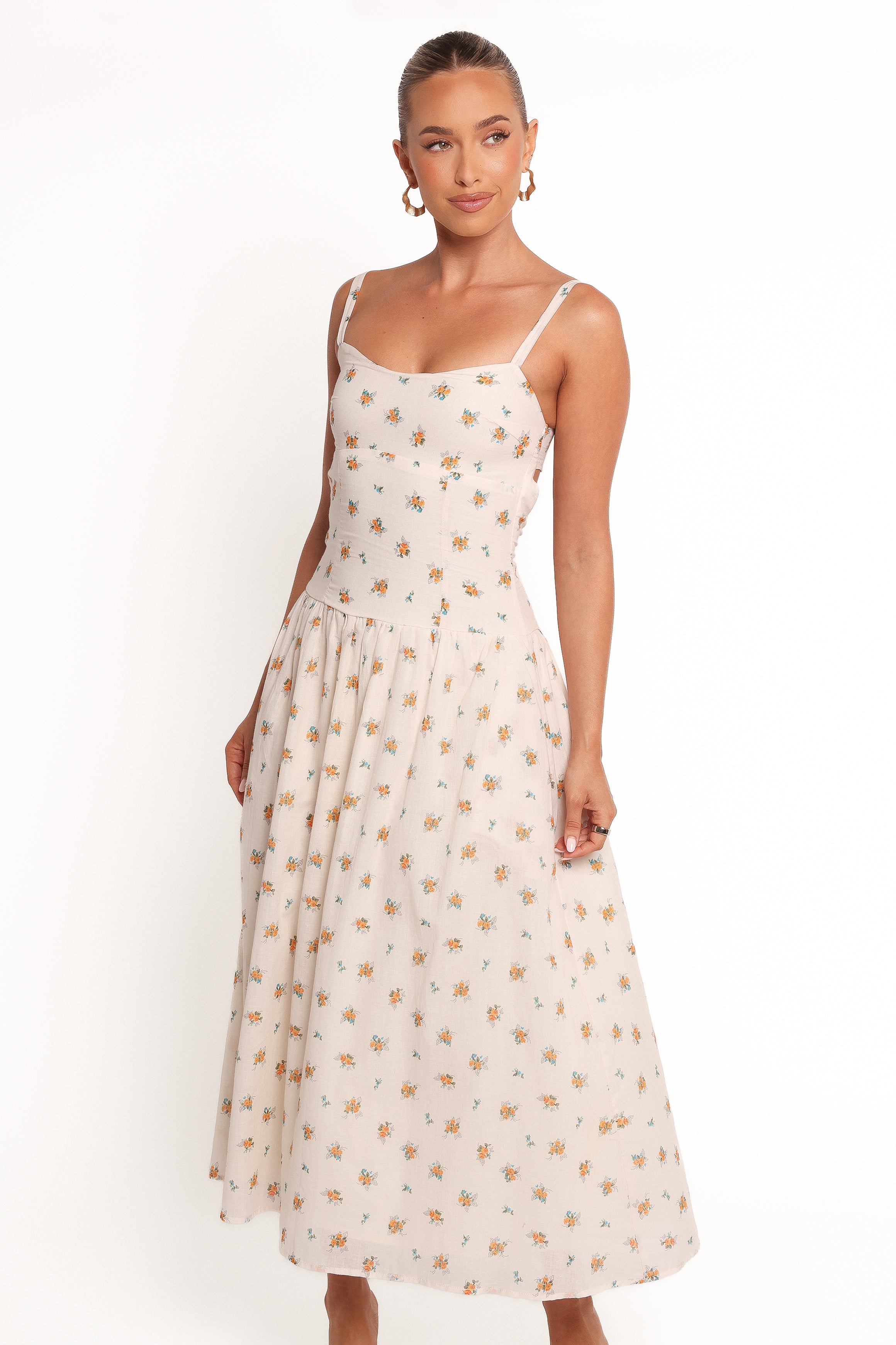 Oakley Maxi Dress - Yellow Floral