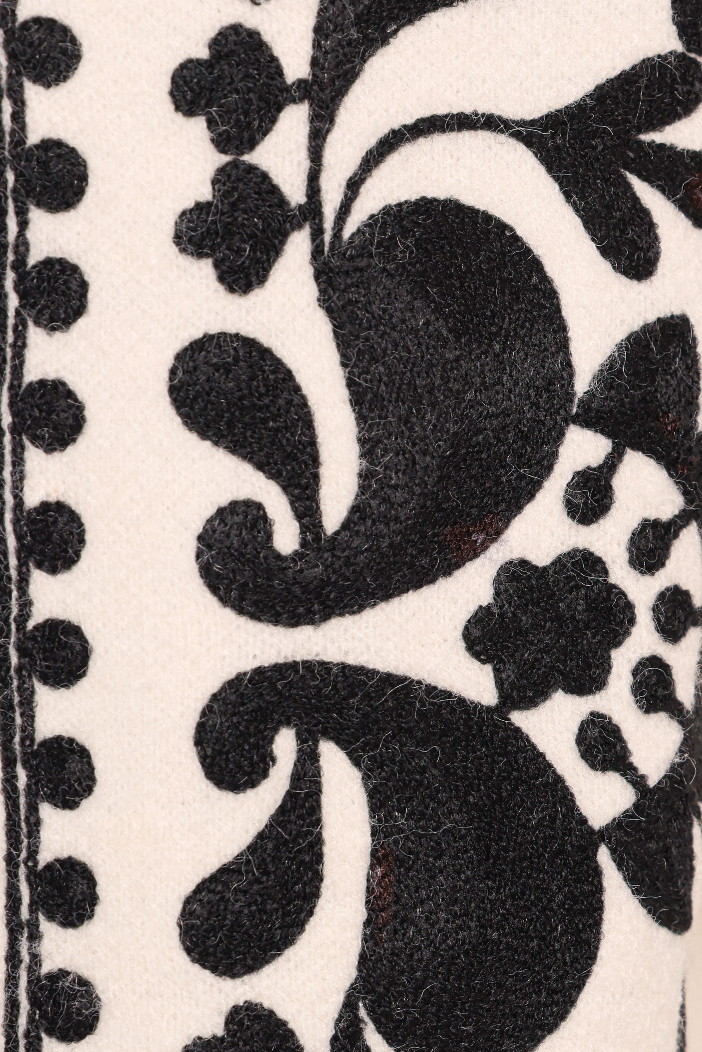 Oliver Floral Embroidered Jacket - Cream