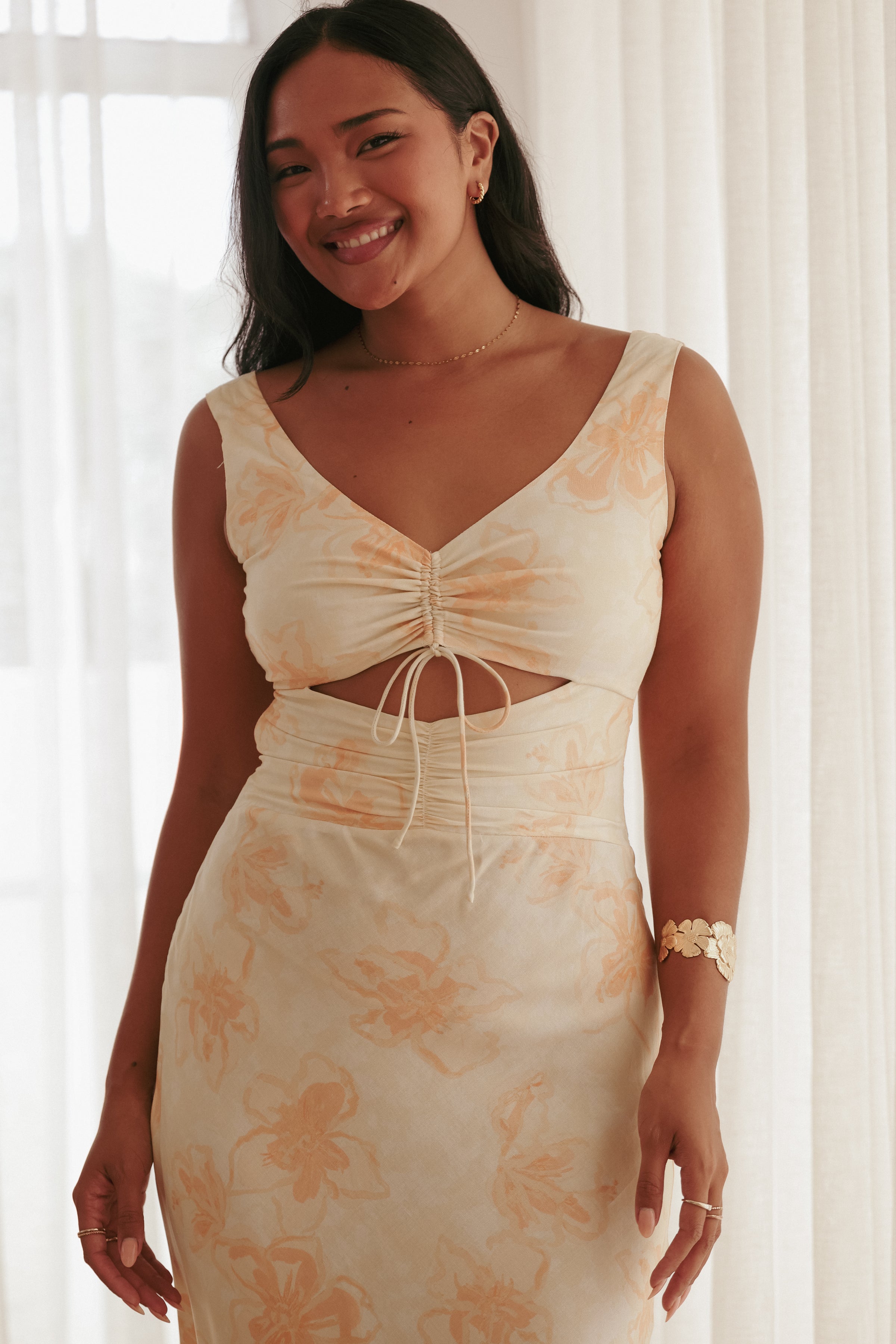 Orin Maxi Dress - Yellow