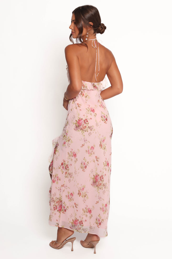 Collective Dress - Patricia Maxi Dress - Pale Pink Floral image 6
