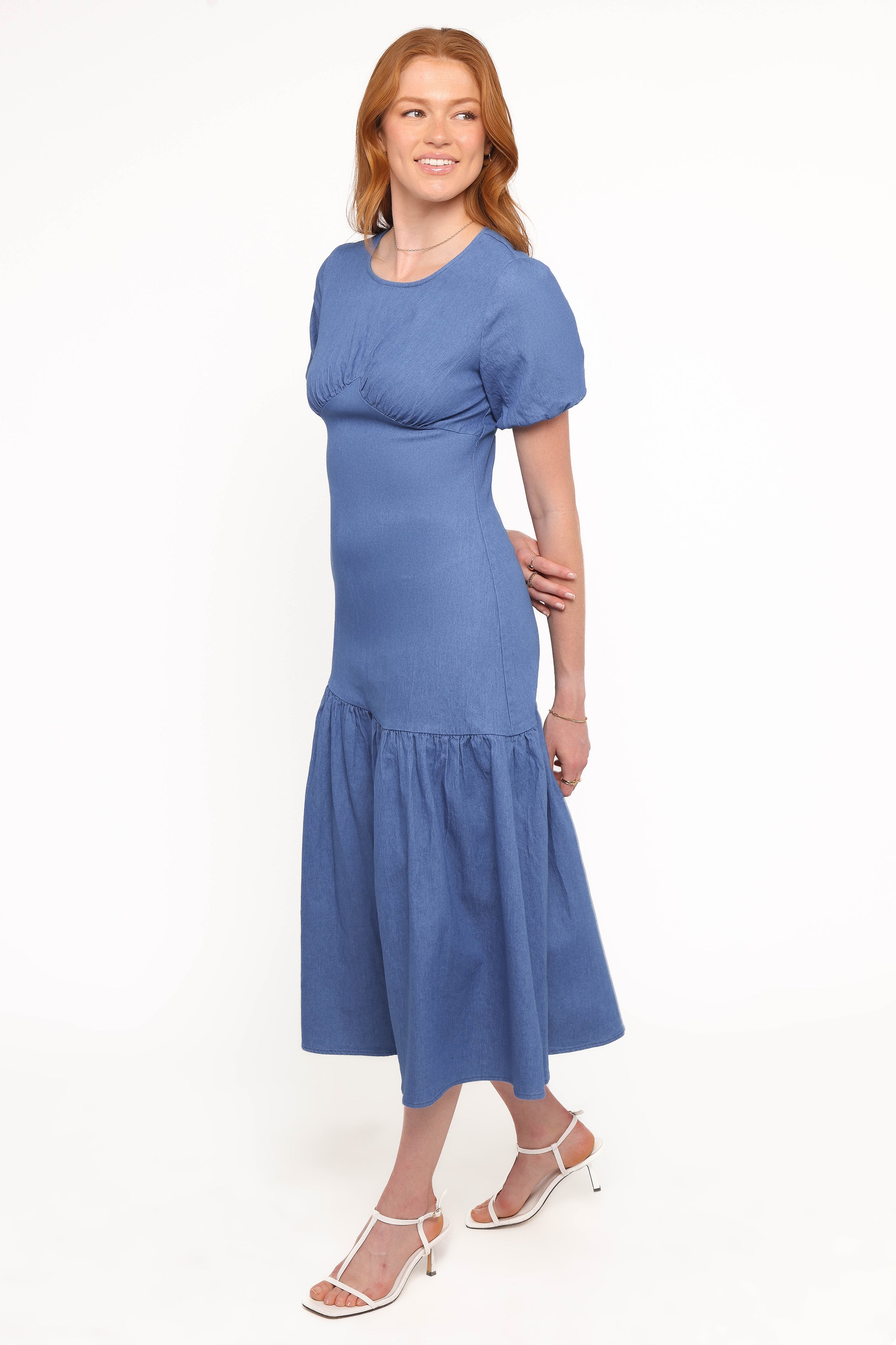 Piera Maxi Dress - Denim