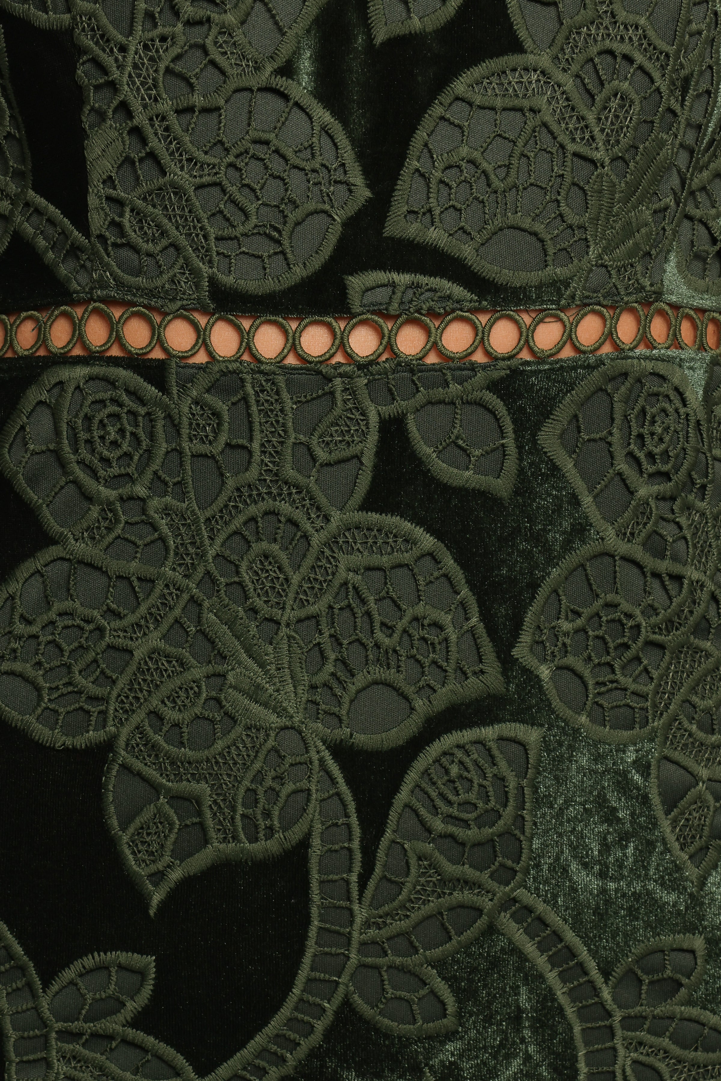 Pierre Long Sleeve Maxi Dress - Deep Velvet Green