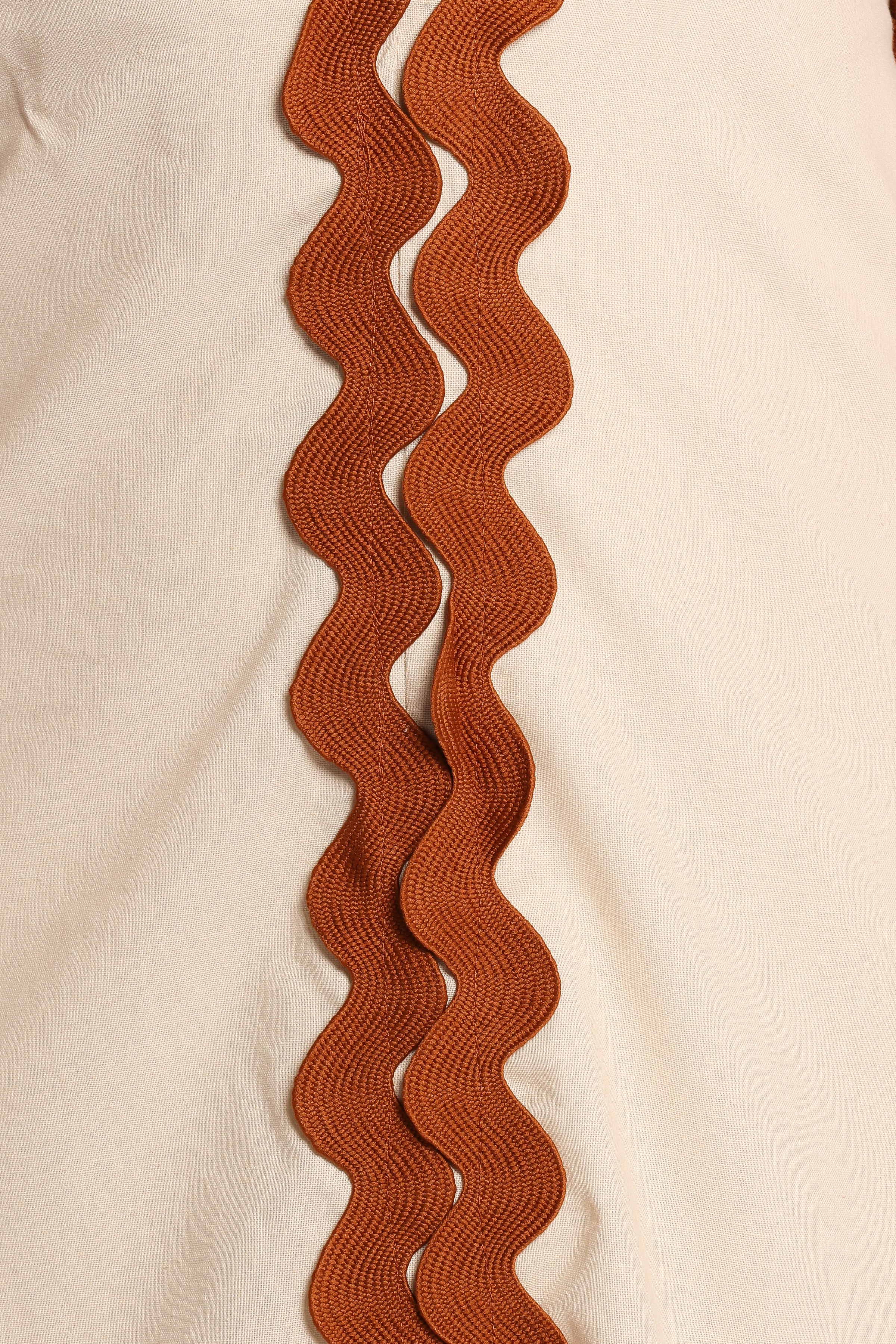 Quinley Maxi Dress - Brown/Cream