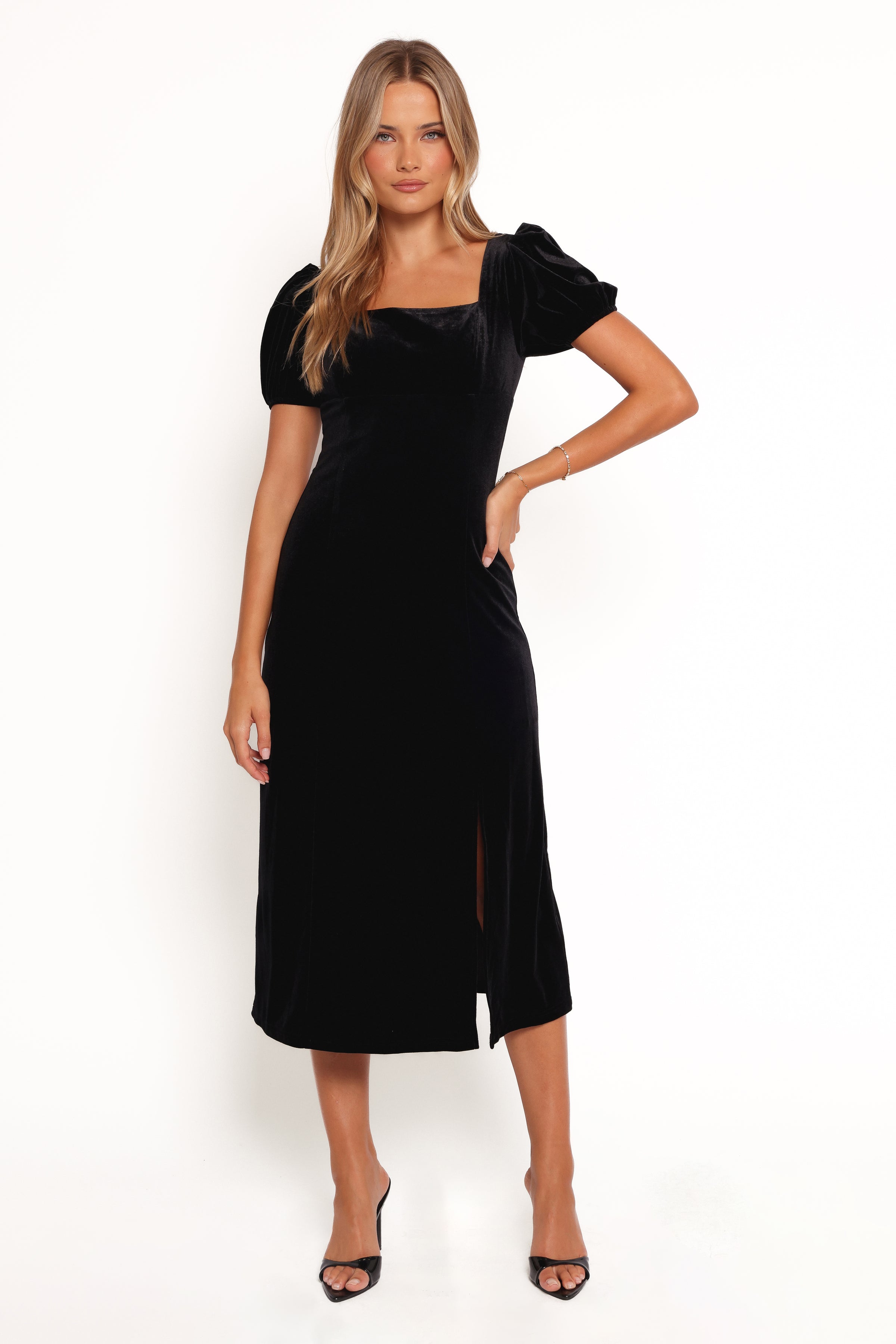Quinnie Midi Dress - Black