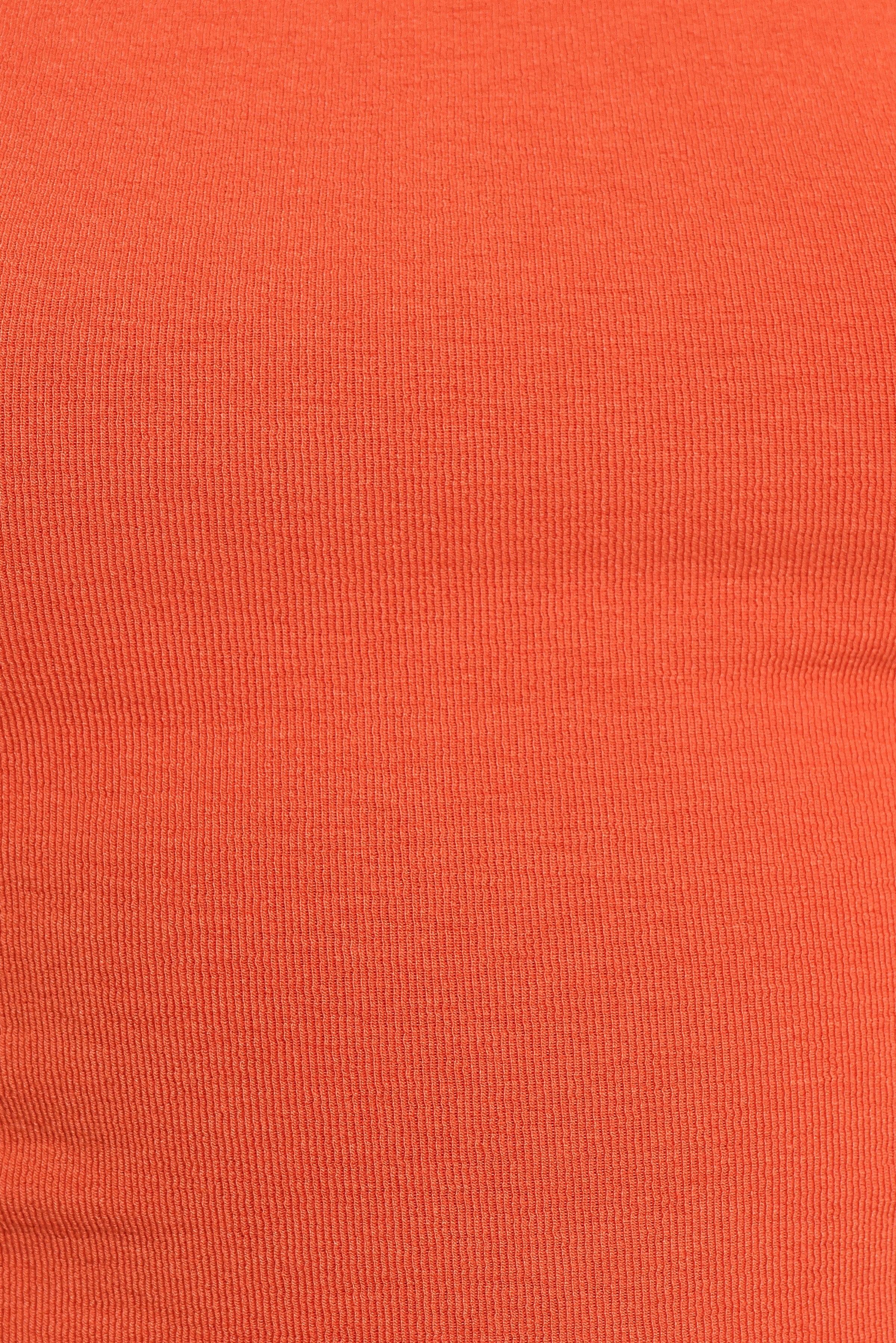 Raylene Open Back Knit Top - Orange