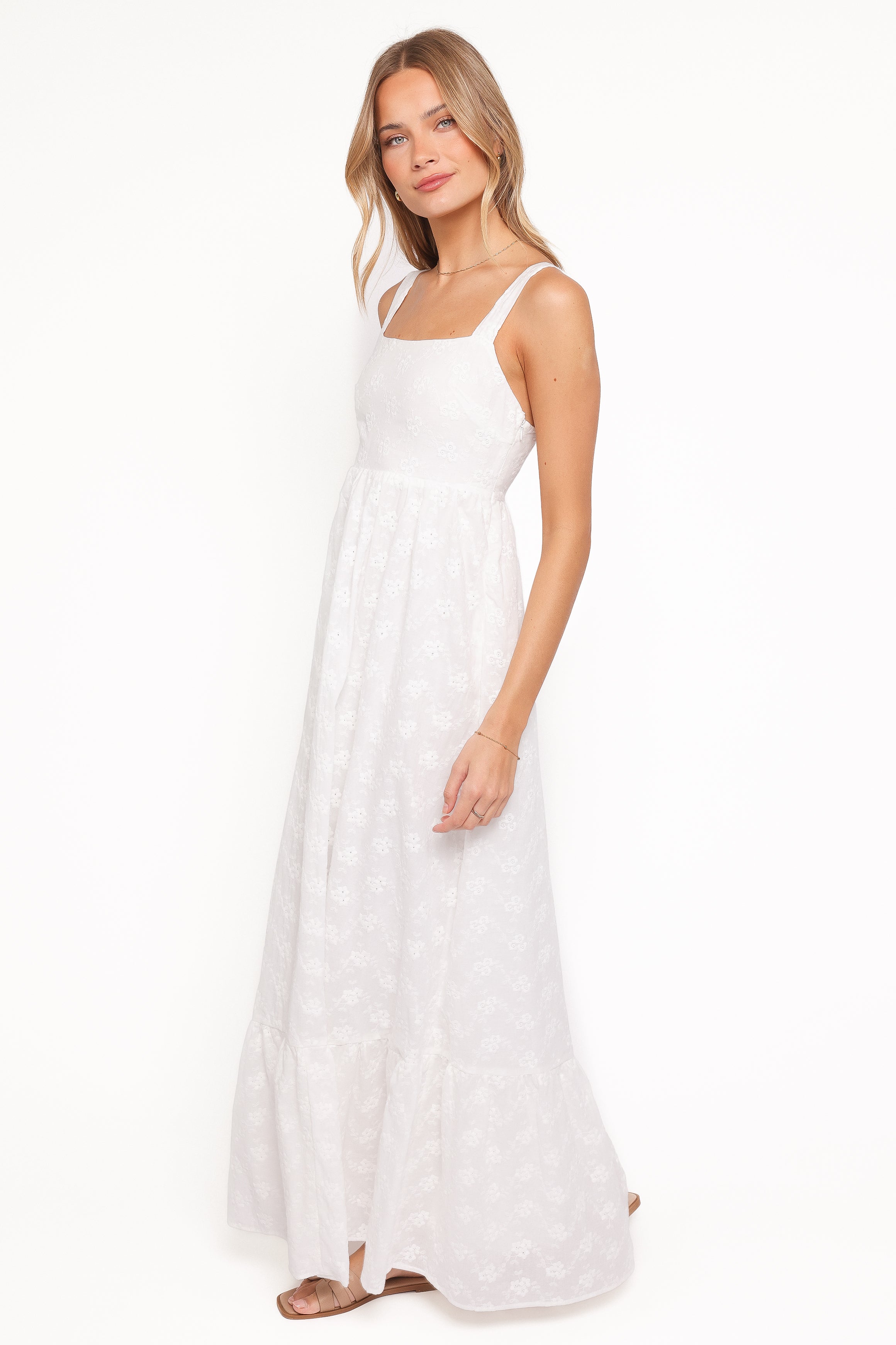 Reid Maxi Dress - White