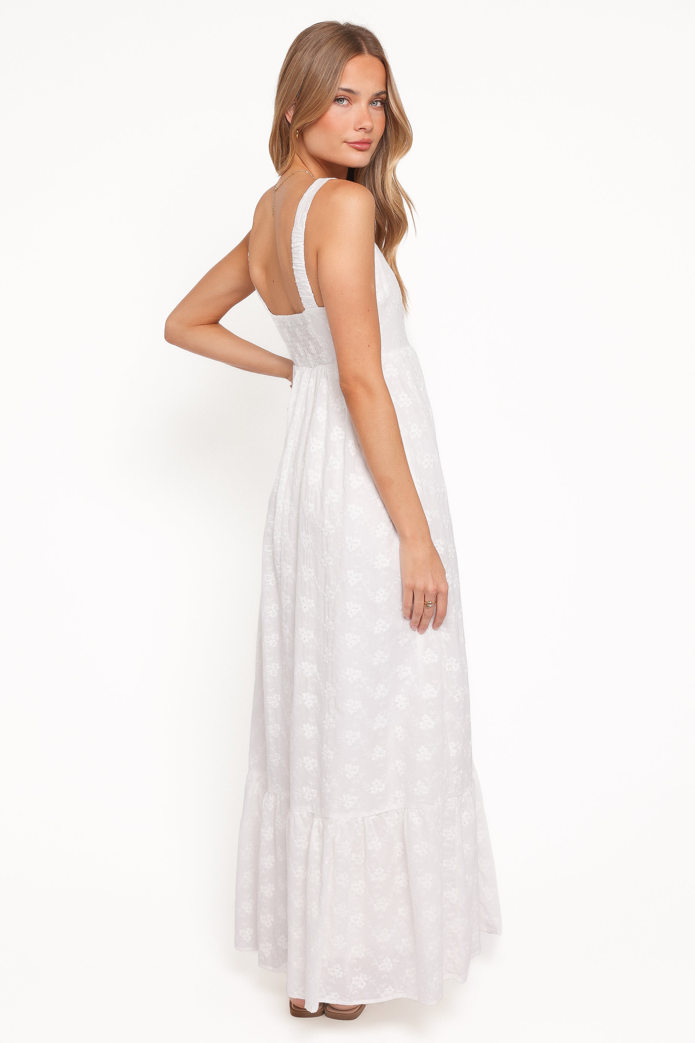 Reid Maxi Dress - White