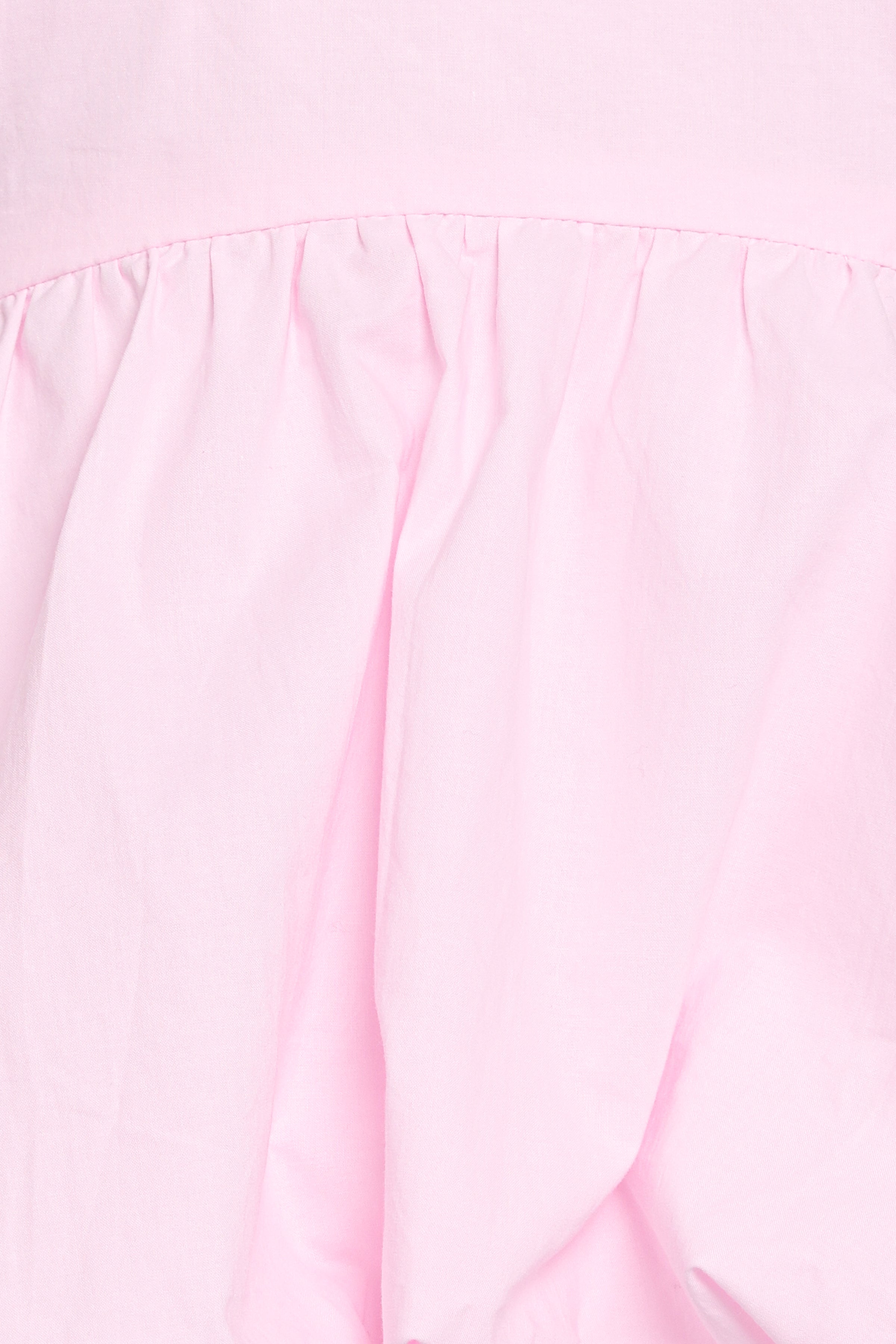 Yvanna Bubble Hem Top - Pink