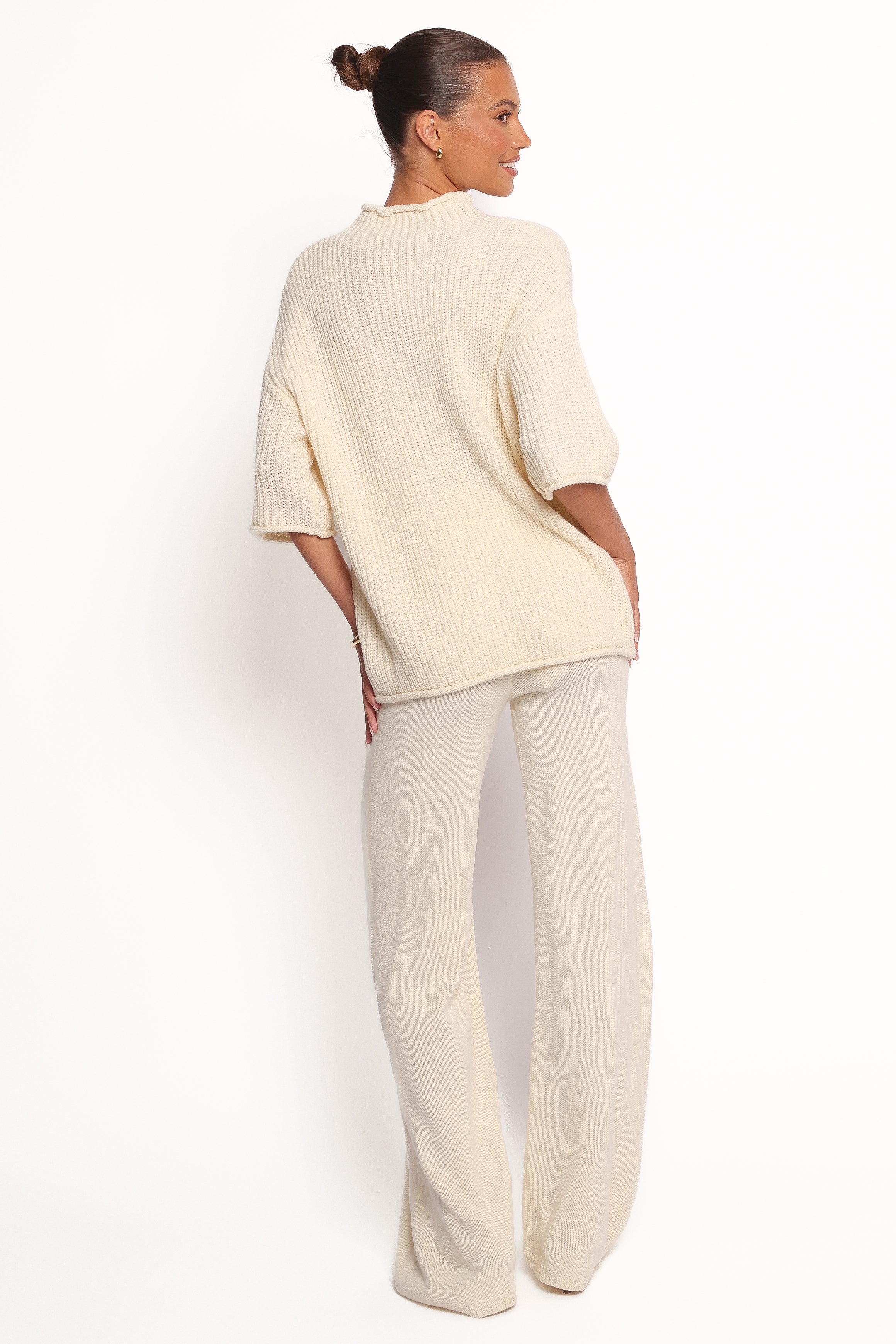 Remii Knit Pant Set - Ivory