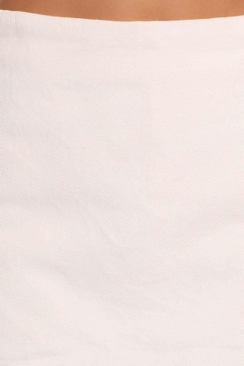 Ressie Denim Mini Skort - Off White