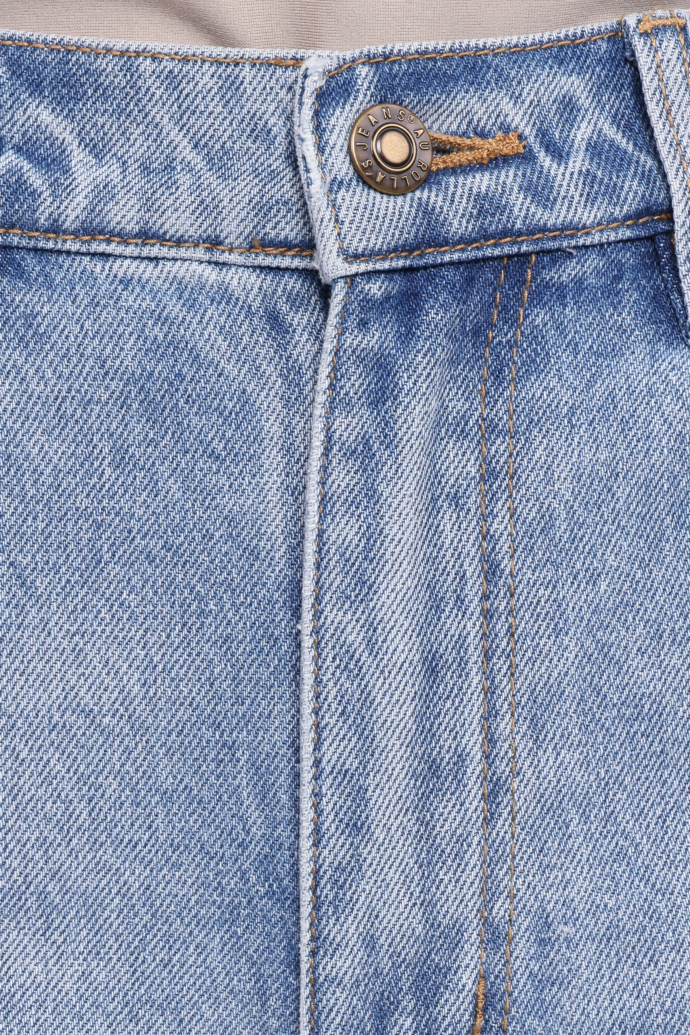 Rollas Gigi Barrel Jeans - Brad Blue