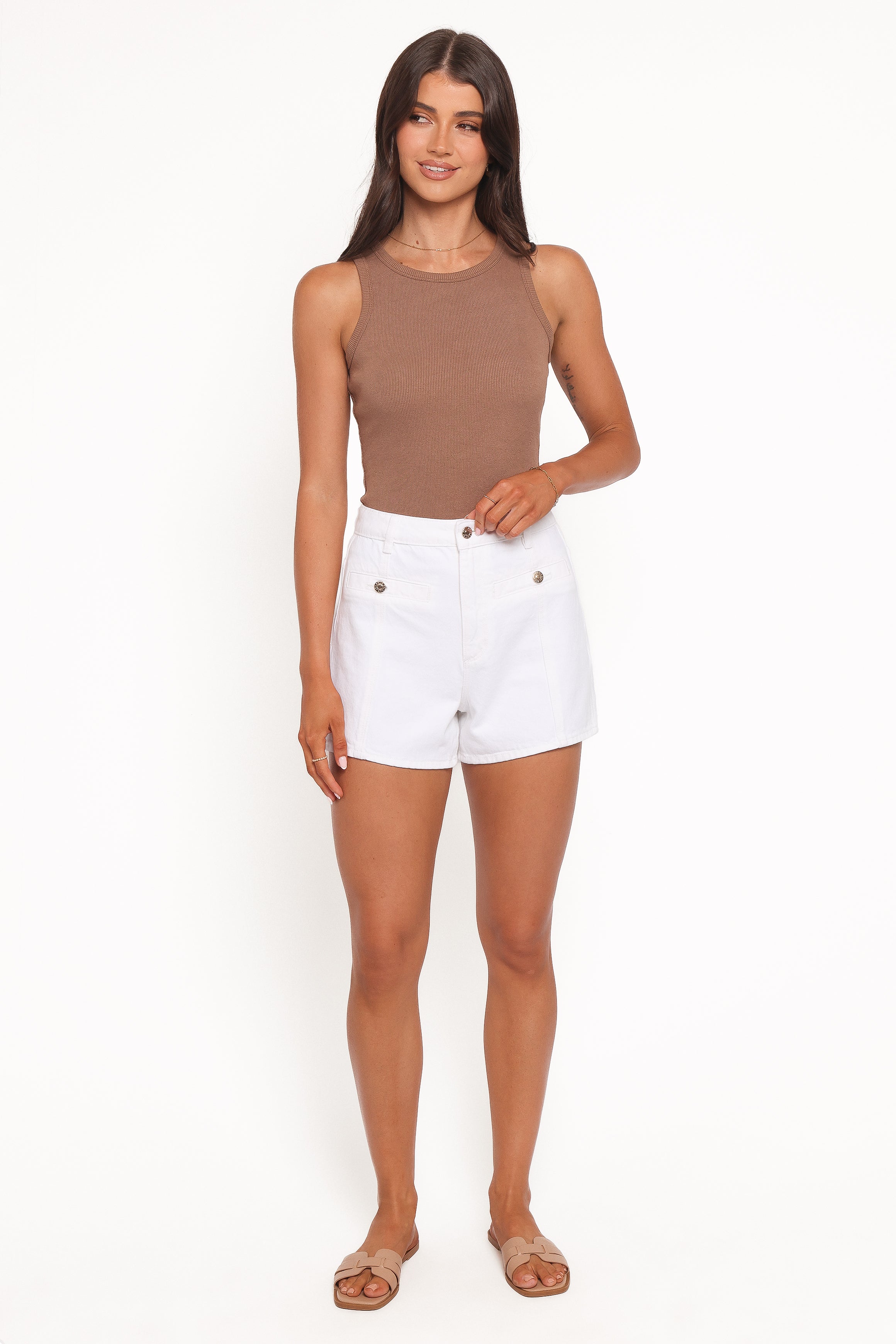 Rollas Mirage Short - White Gold