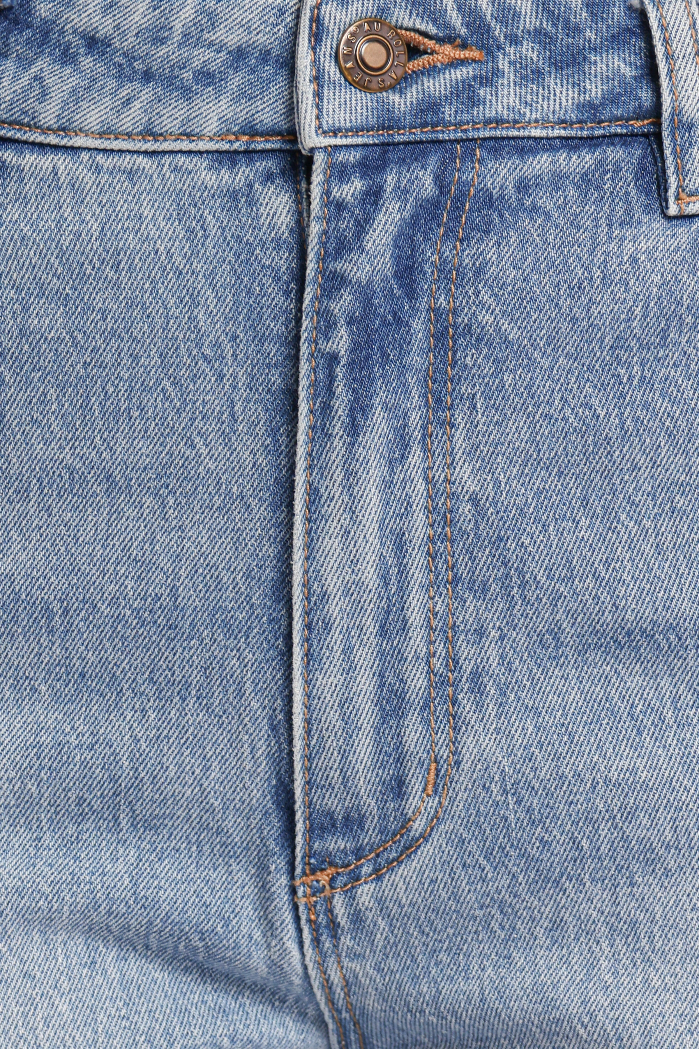 Rollas Original Straight Jeans - Brad Blue