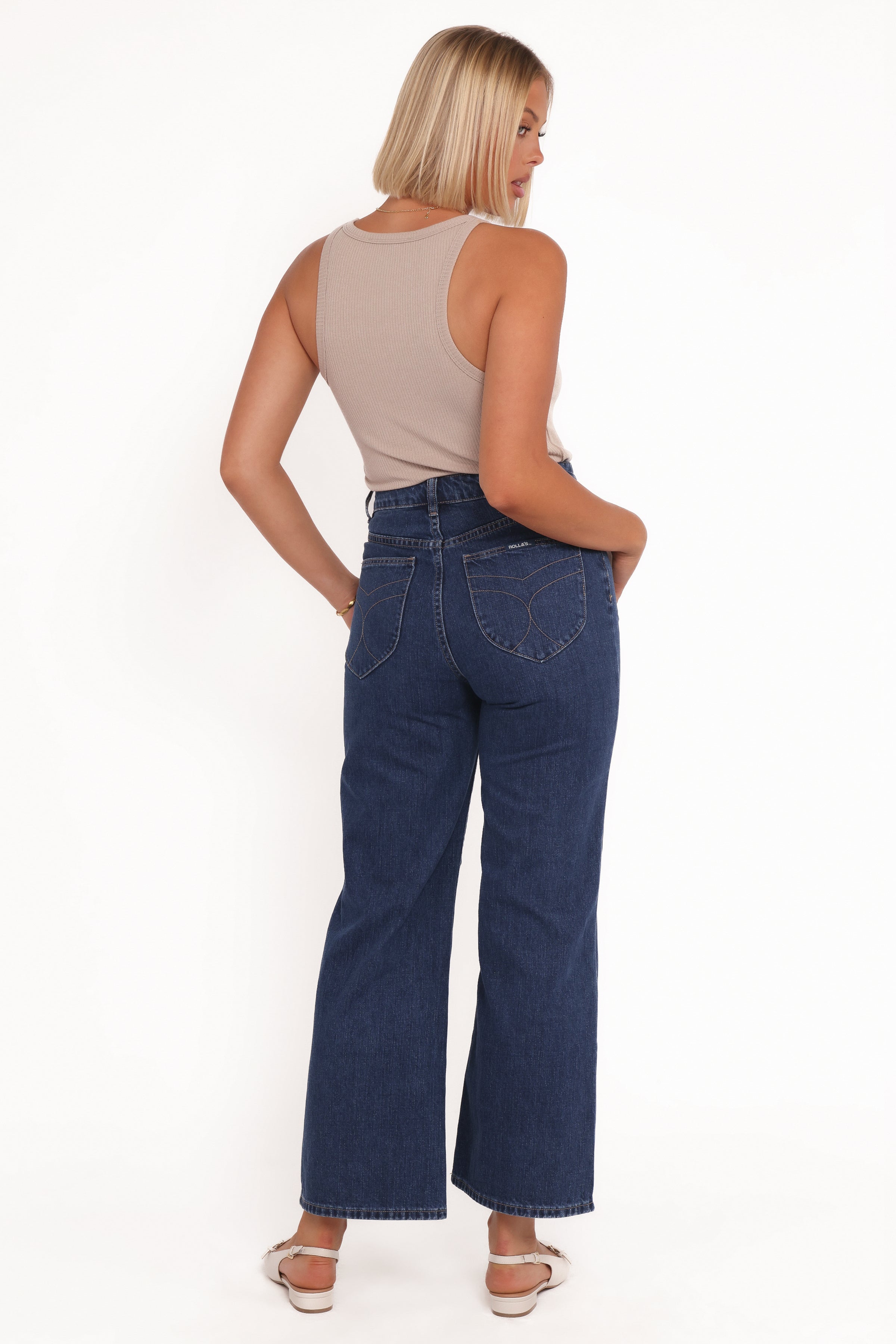 Rollas Sailor Scoop Jeans - Pacific Blue