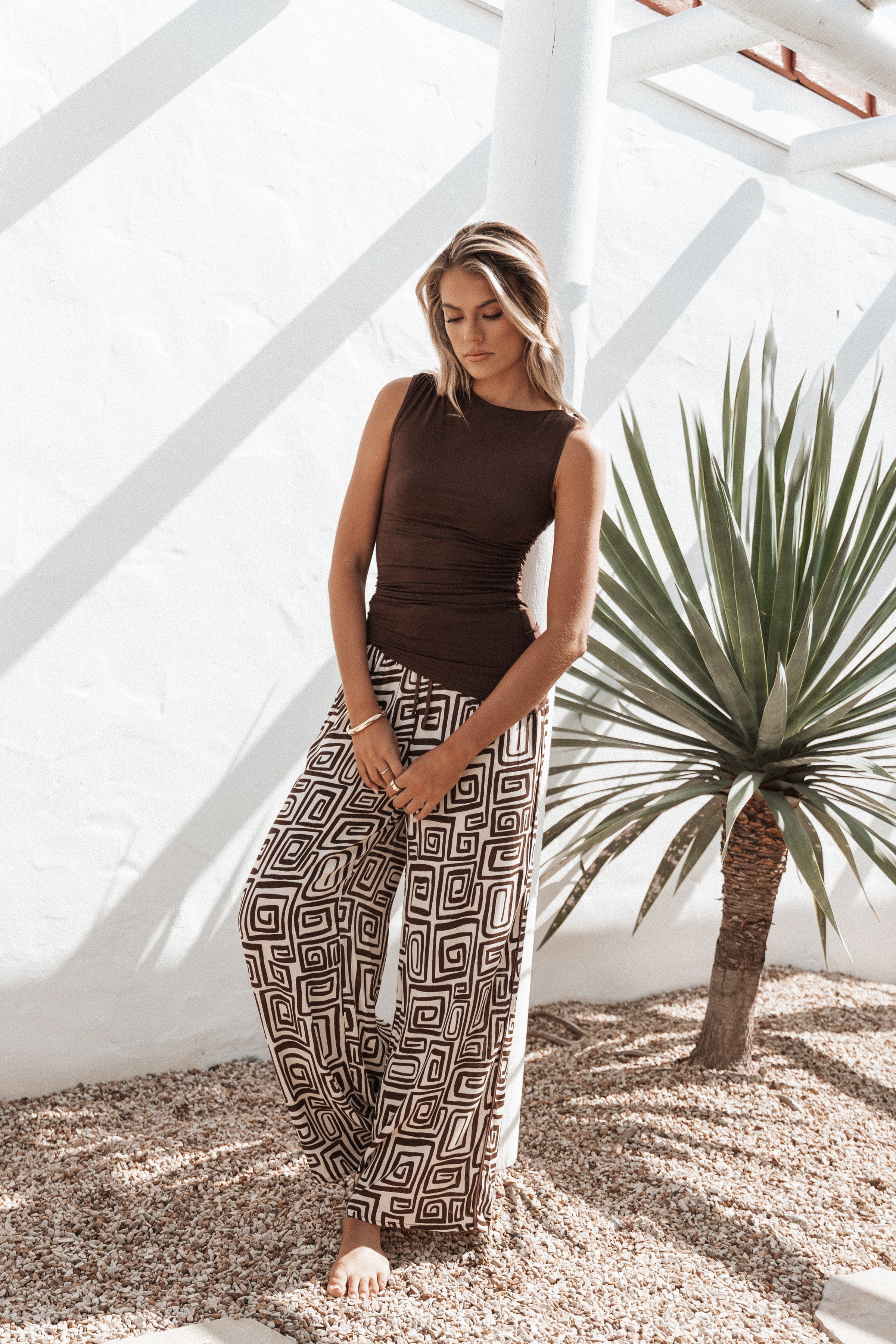 Romy Top - Chocolate Brown