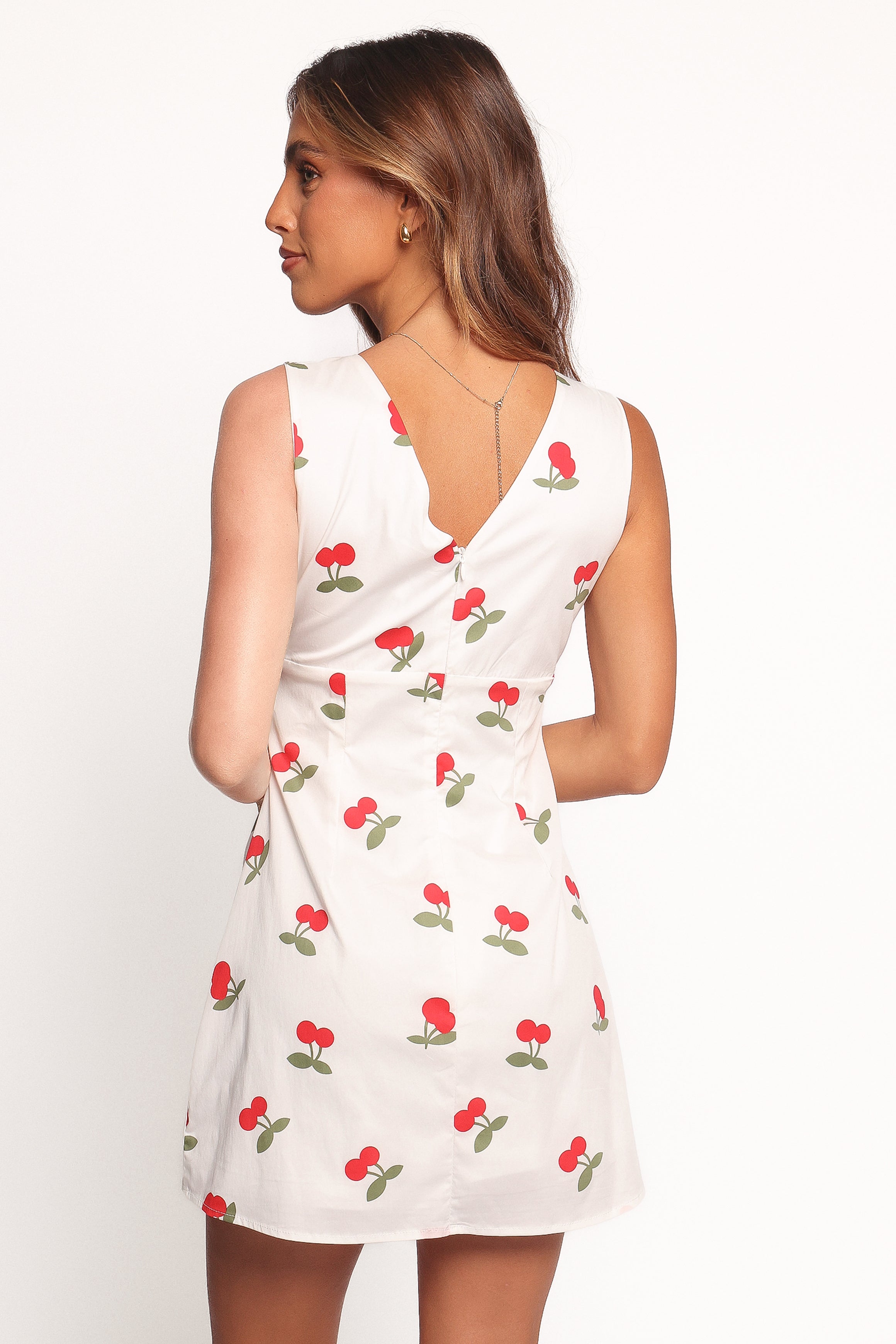 Sable Mini Dress - Cherry Print
