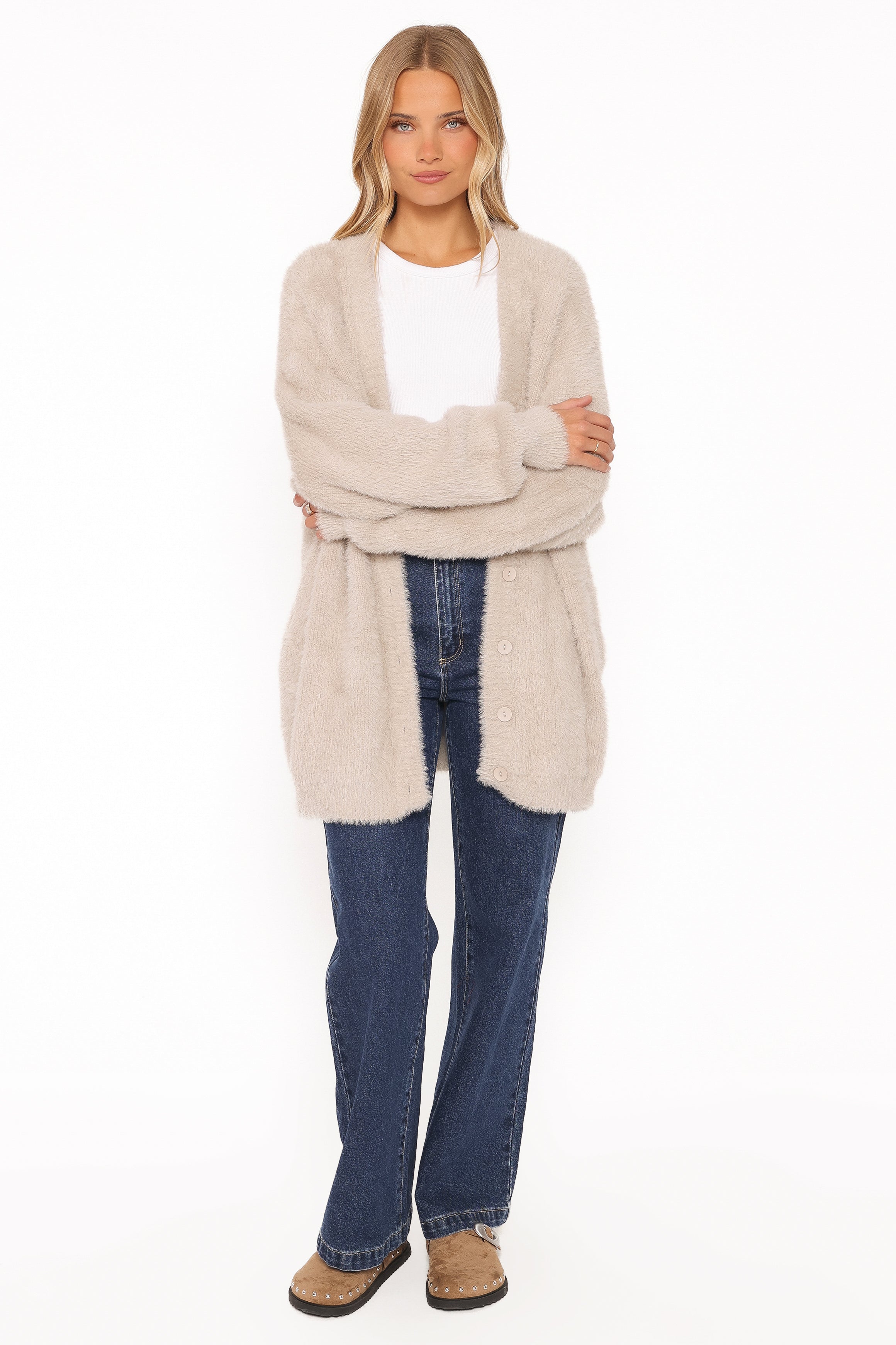 Saoirse Oversized Cardigan - Camel