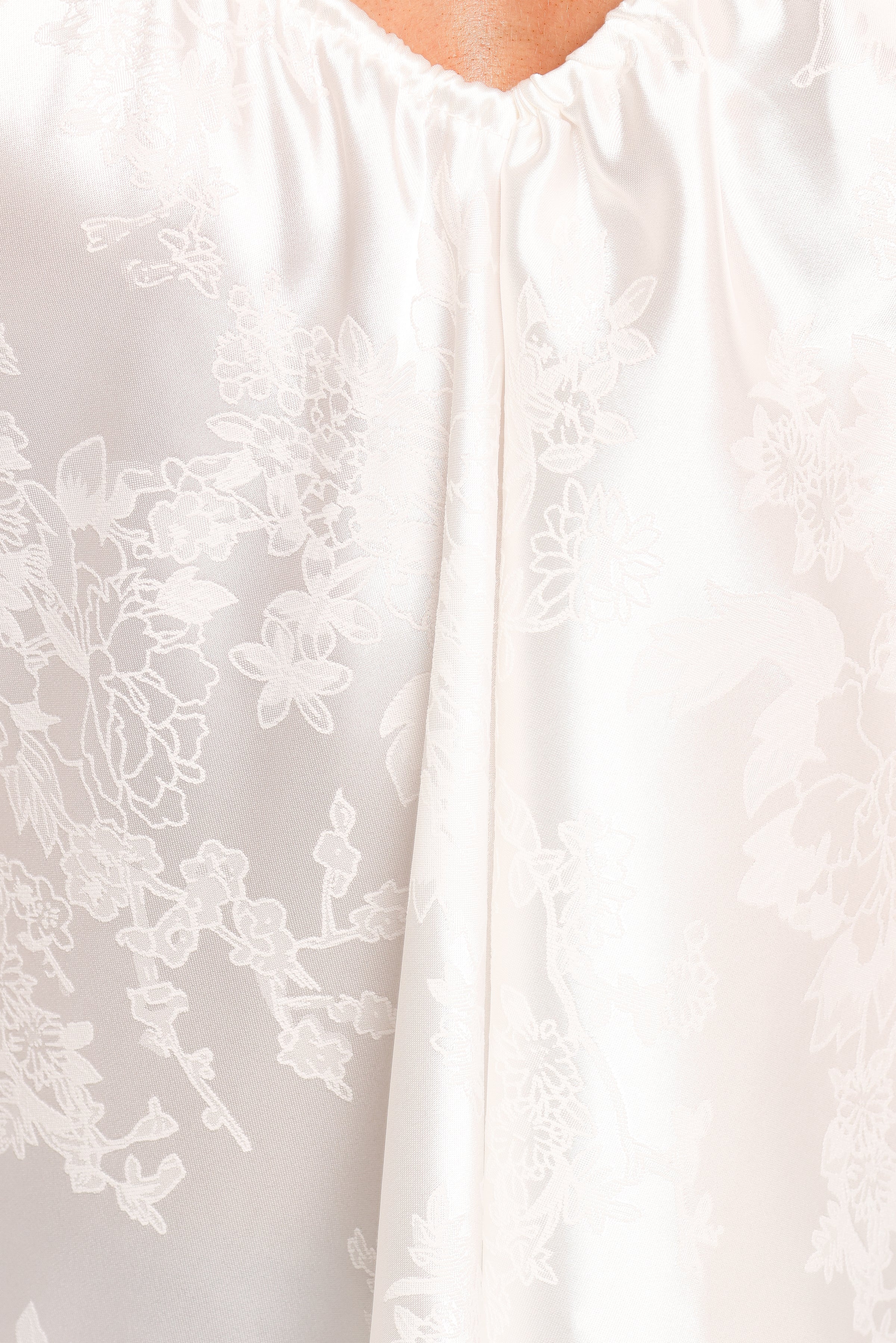 Sariah Halter Top - White