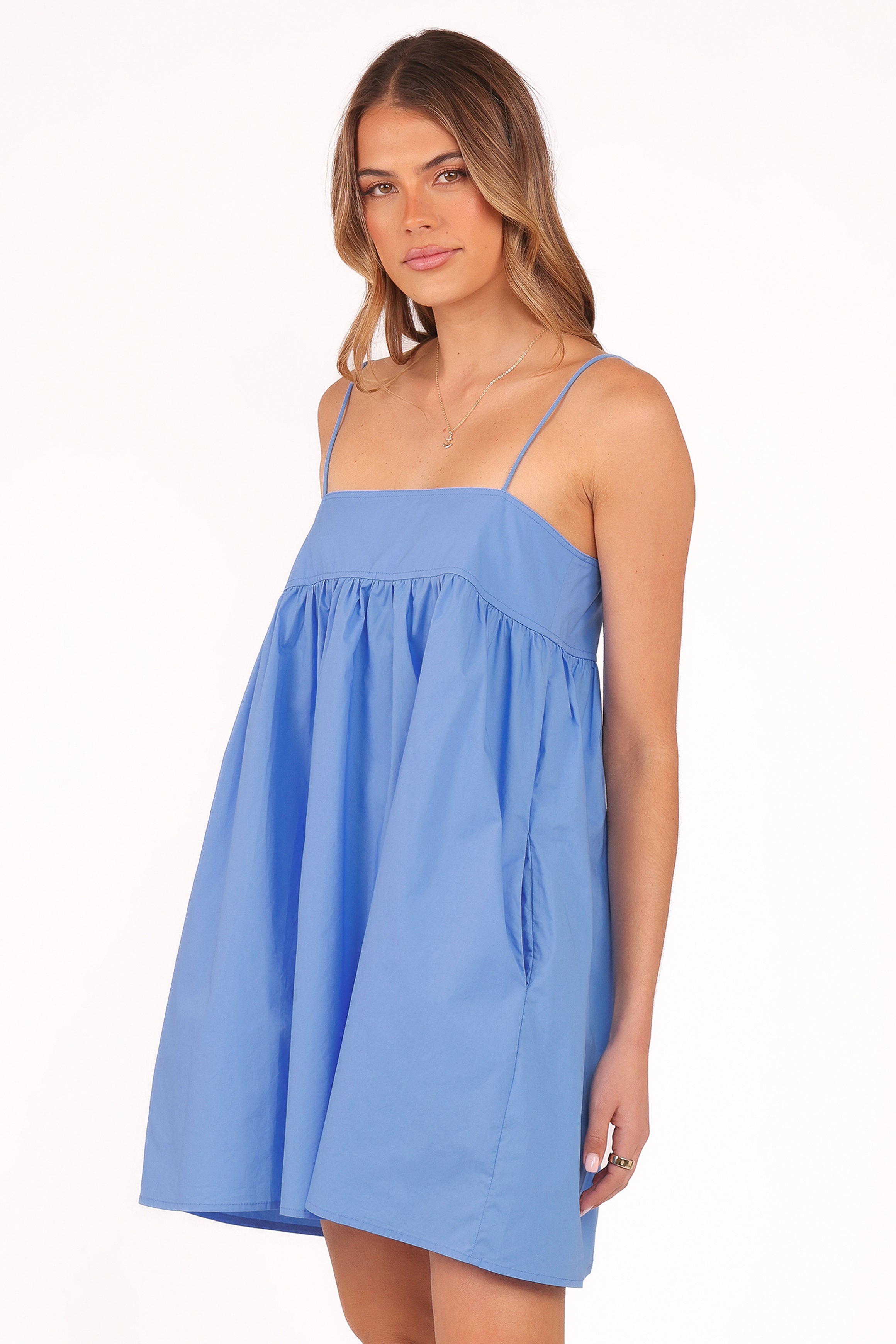 Serina Mini Dress - Blue