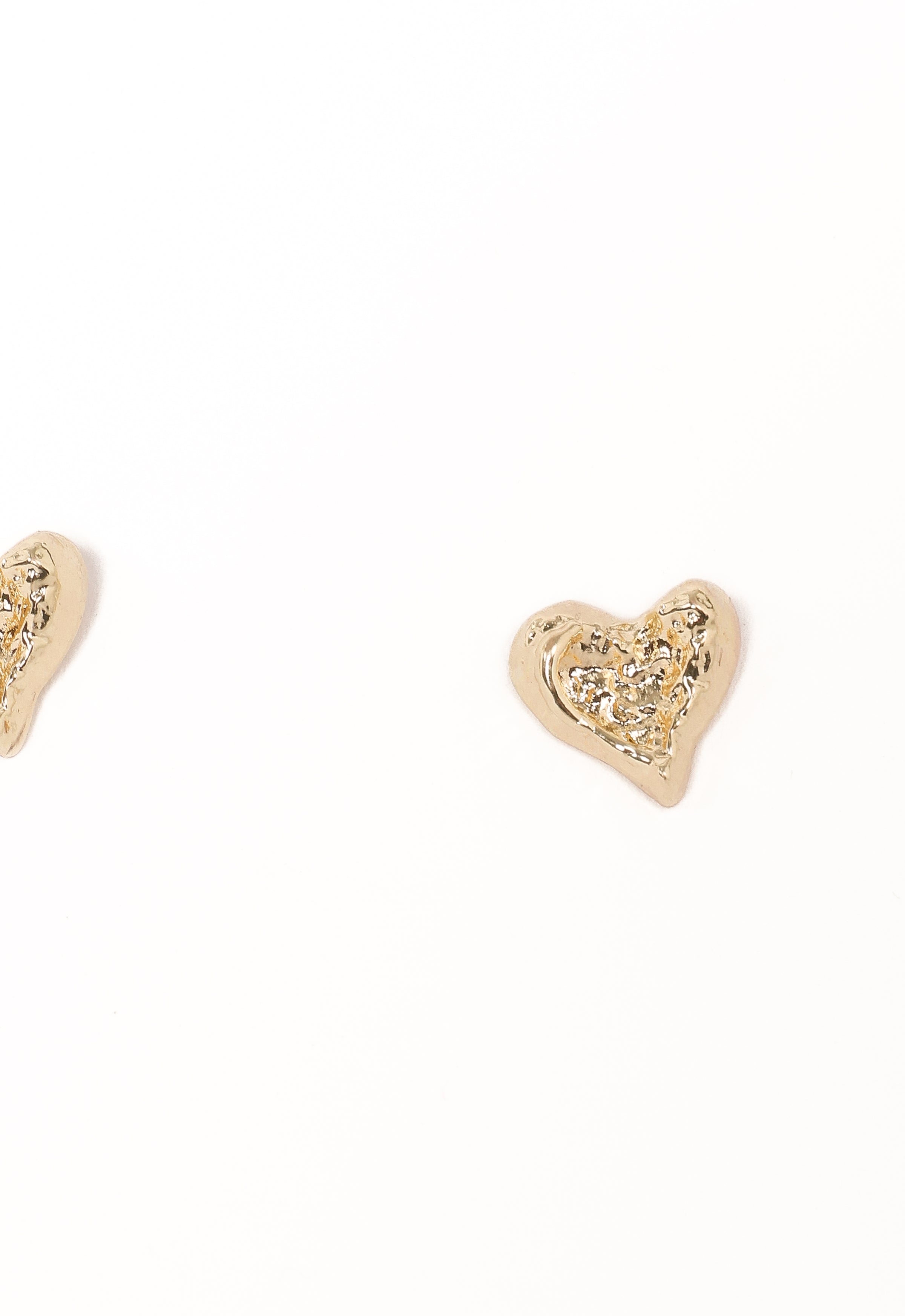 Shanice Heart Earrings - Gold