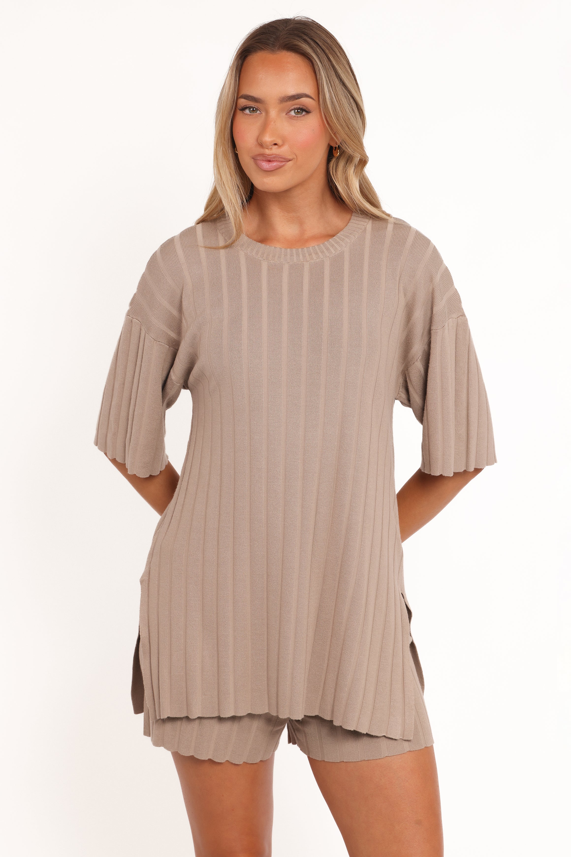 Silvie Shorts Set - Beige