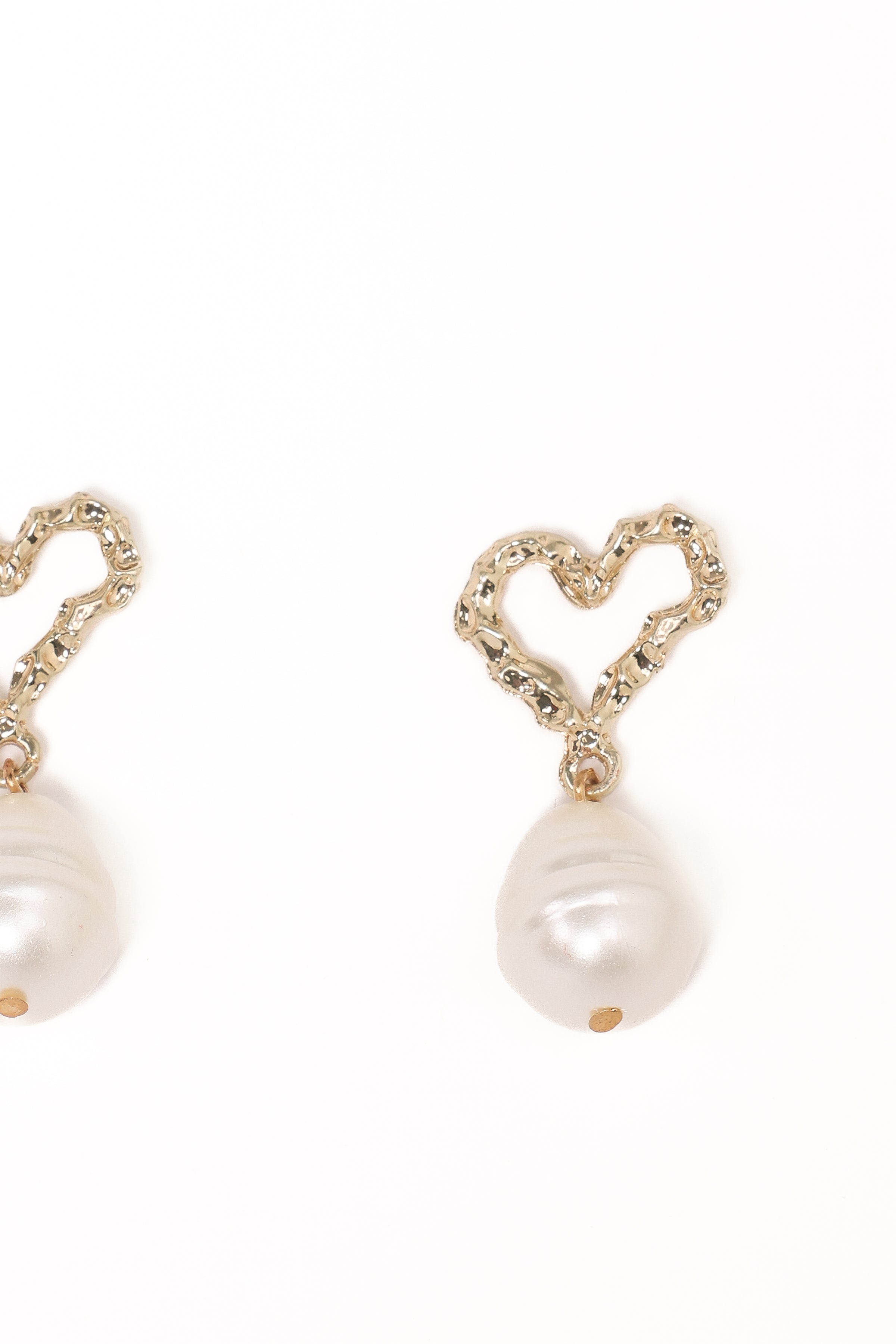 Solana Earrings - Gold Pearl