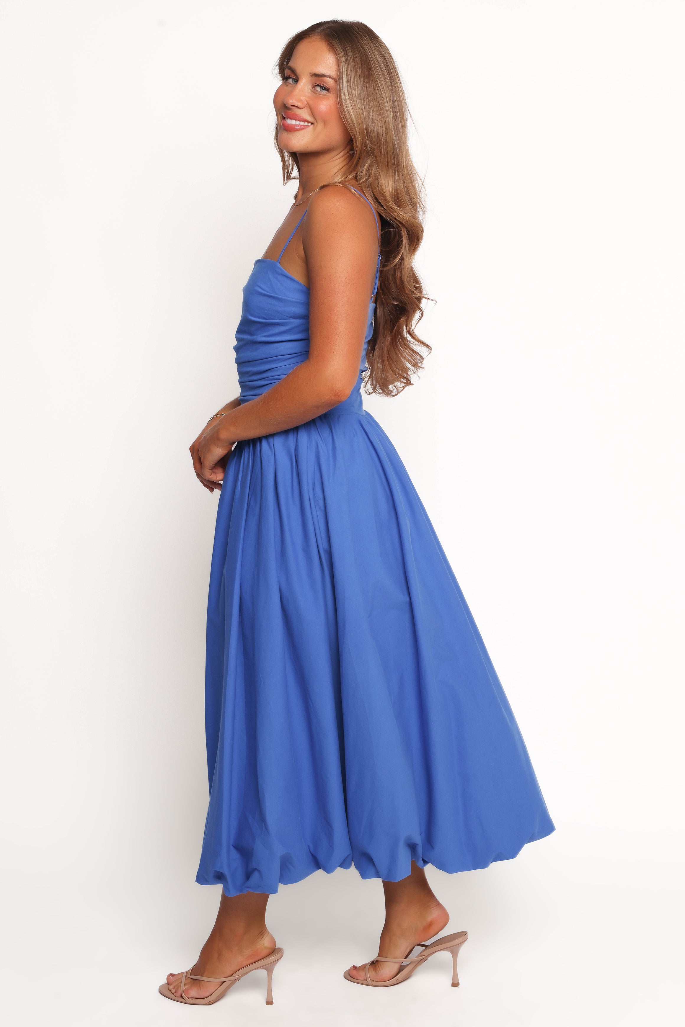 Solis Midi Dress - Electric Blue