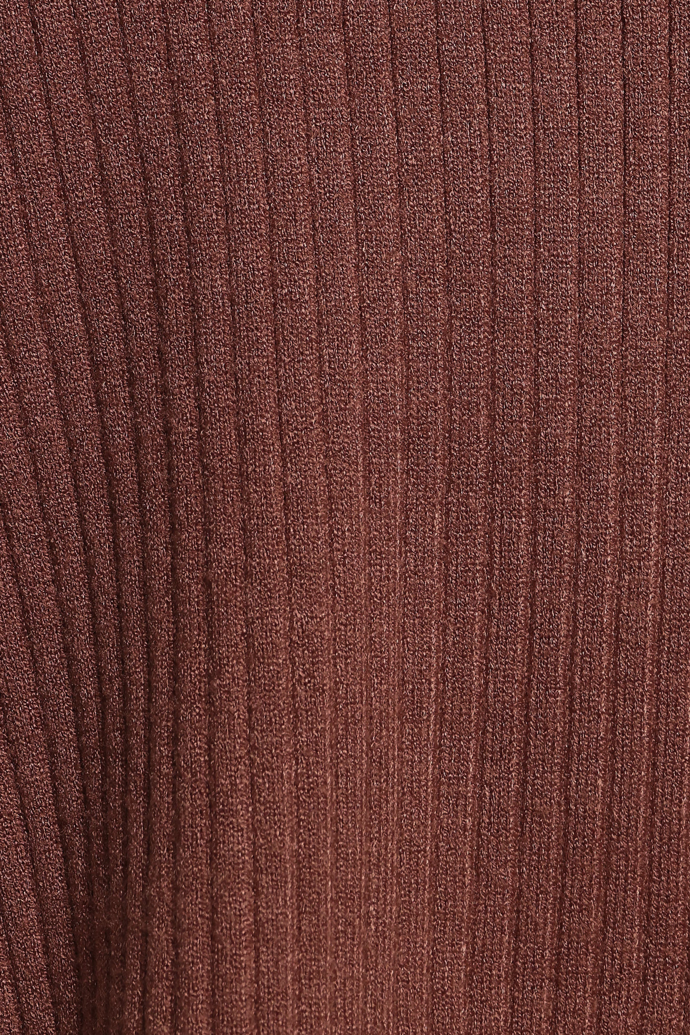 Sylvie Knitted Top - Brown Cream