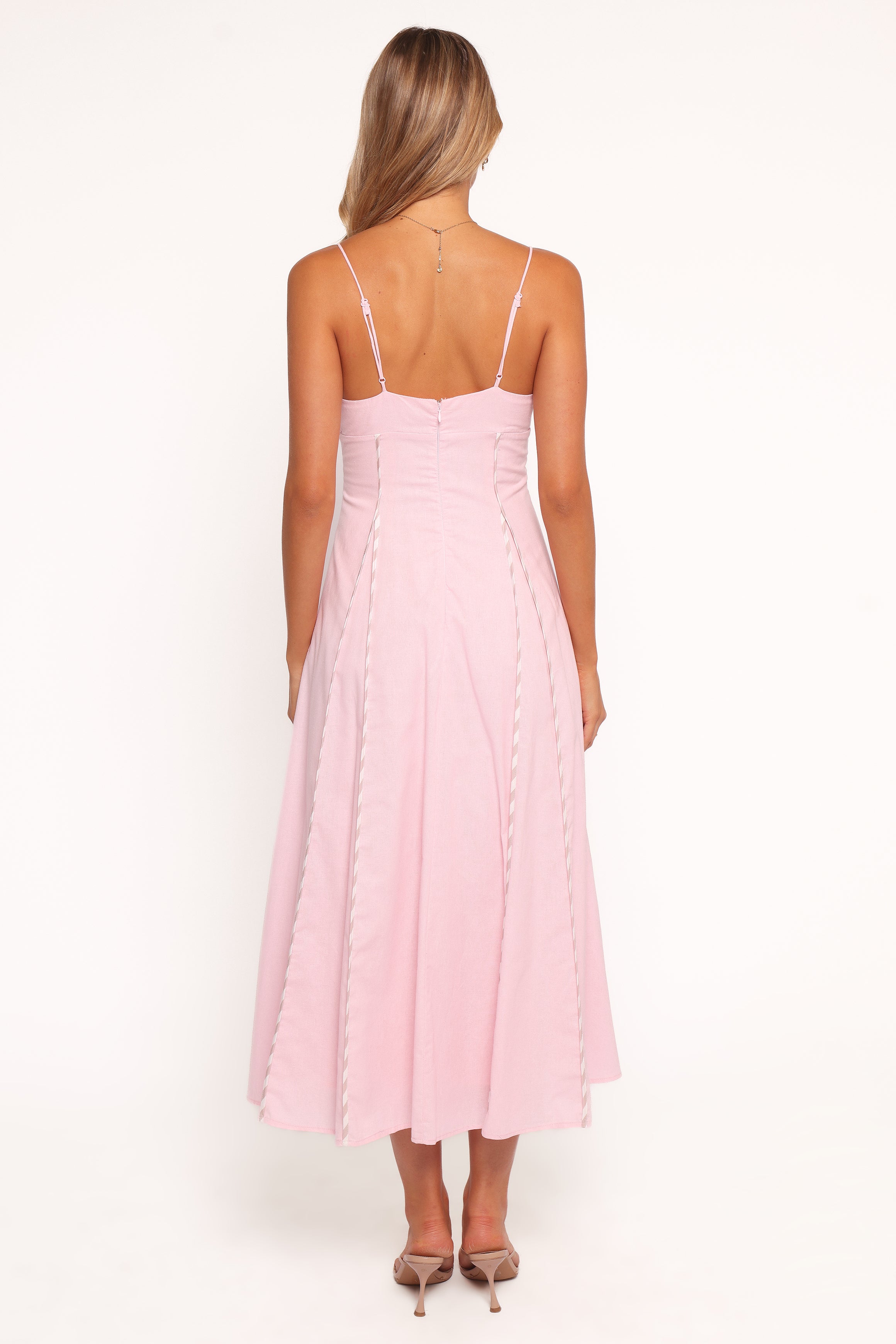 Talyn Midi Dress - Pink