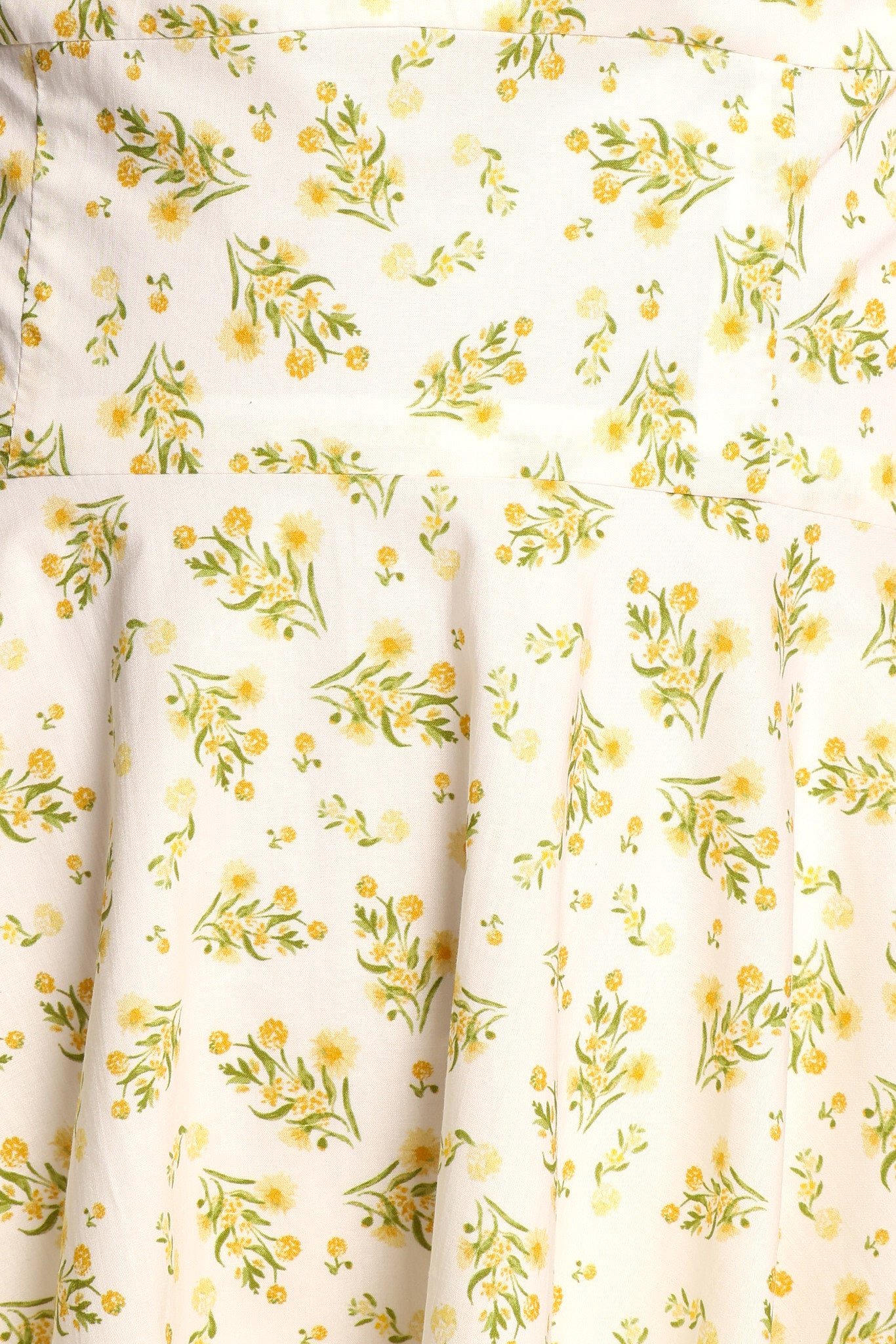 Thornton Mini Dress - Yellow Floral