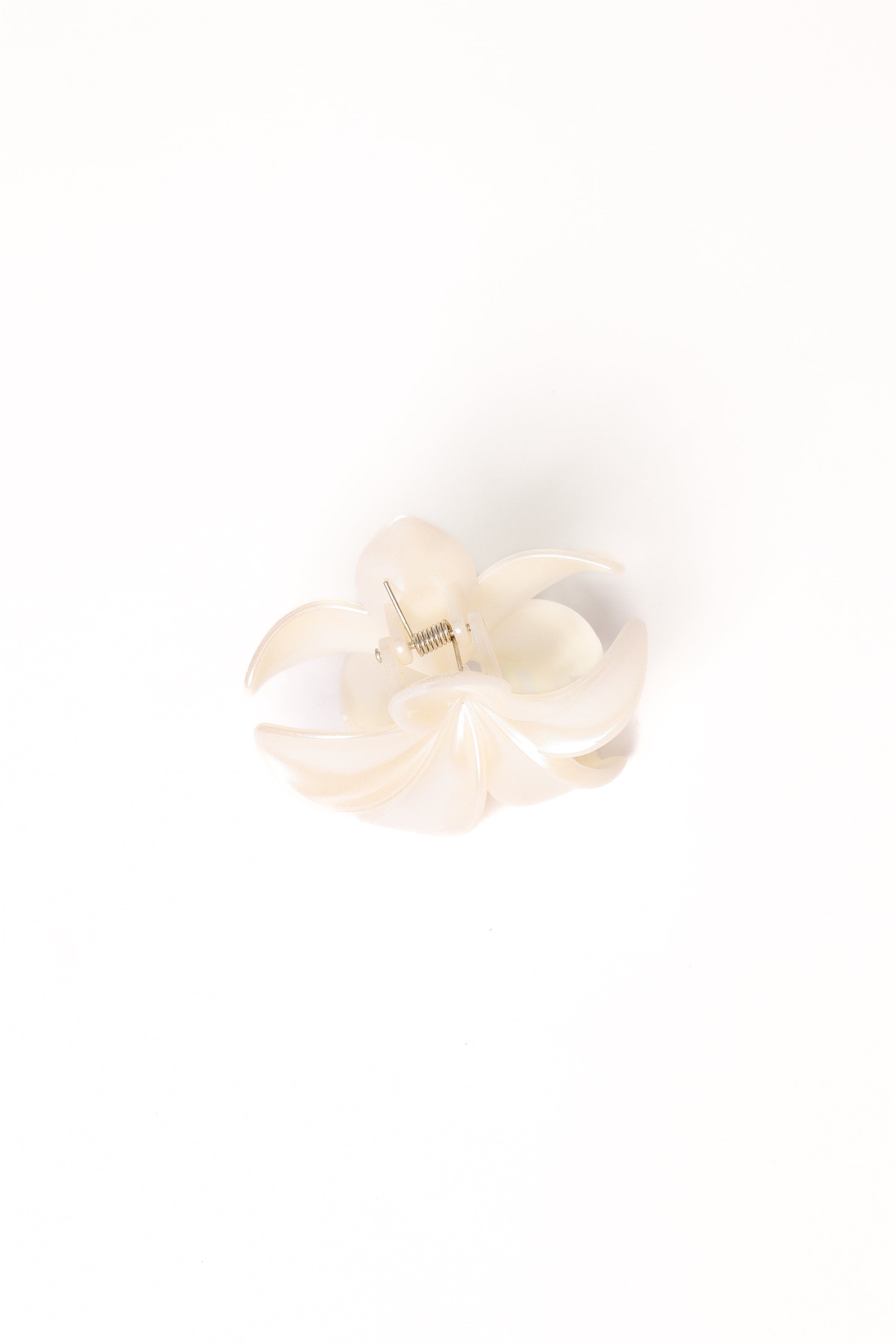 Tiarne Hair Clip - White