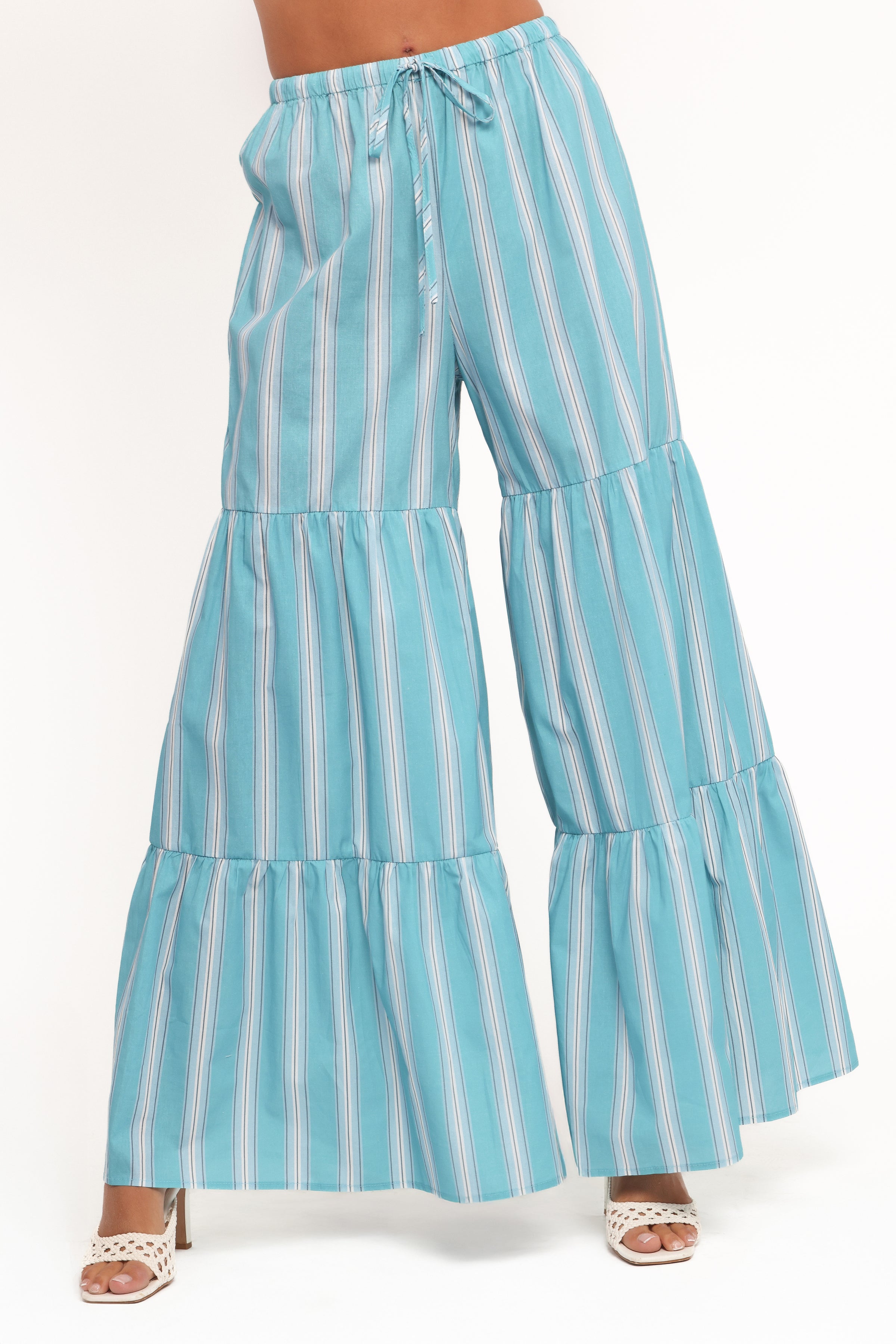 Tilly Pant Set - Blue Stripe