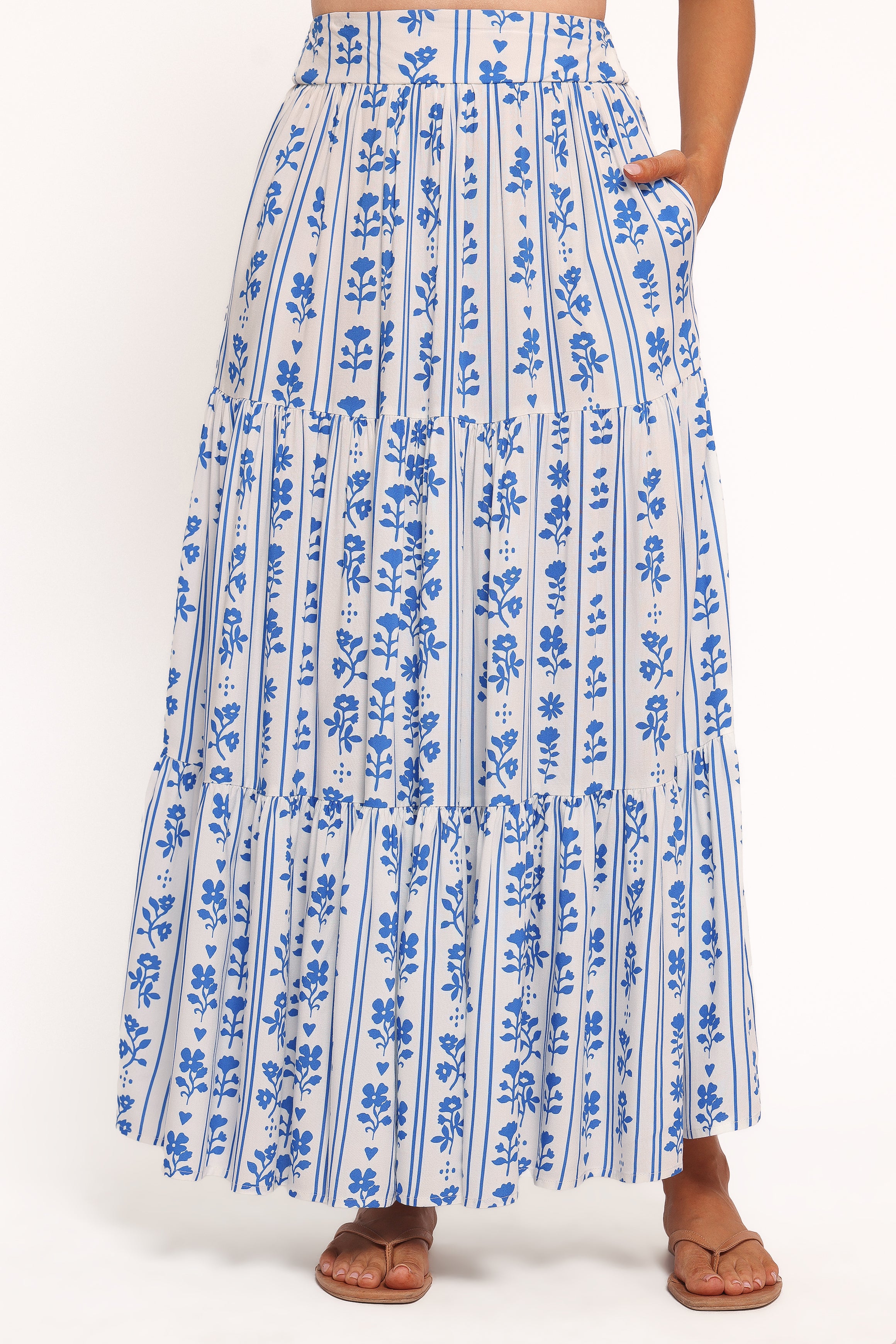 Tula Maxi Skirt - Ninette Floral