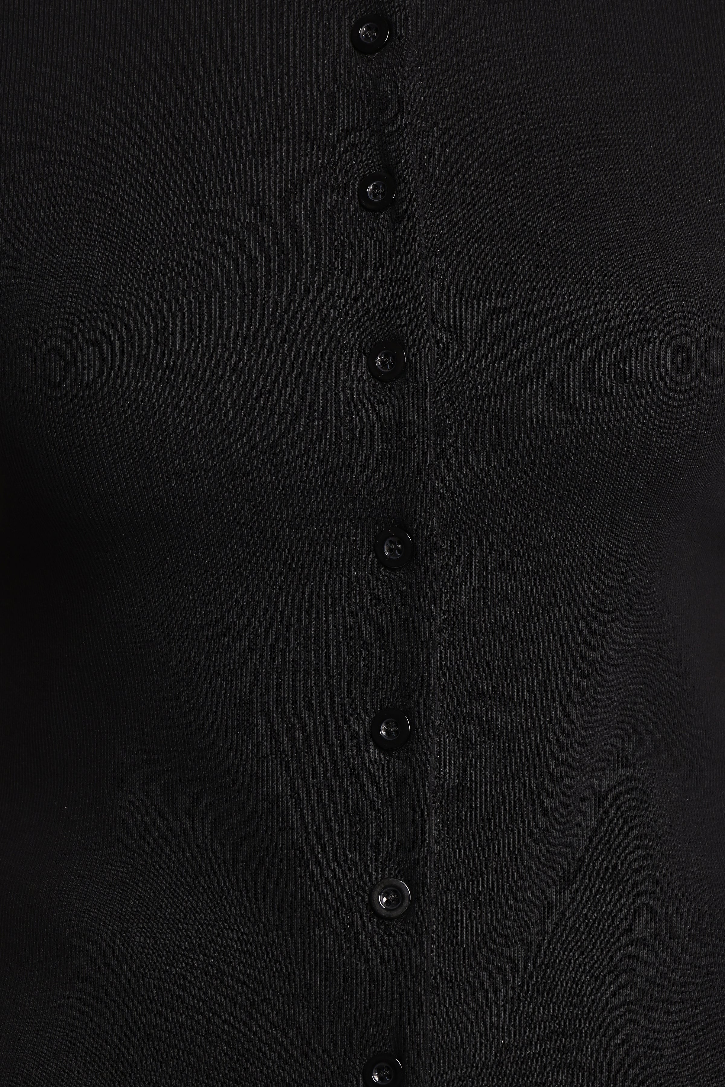 Tylarah Short Sleeve Cardigan Top - Black