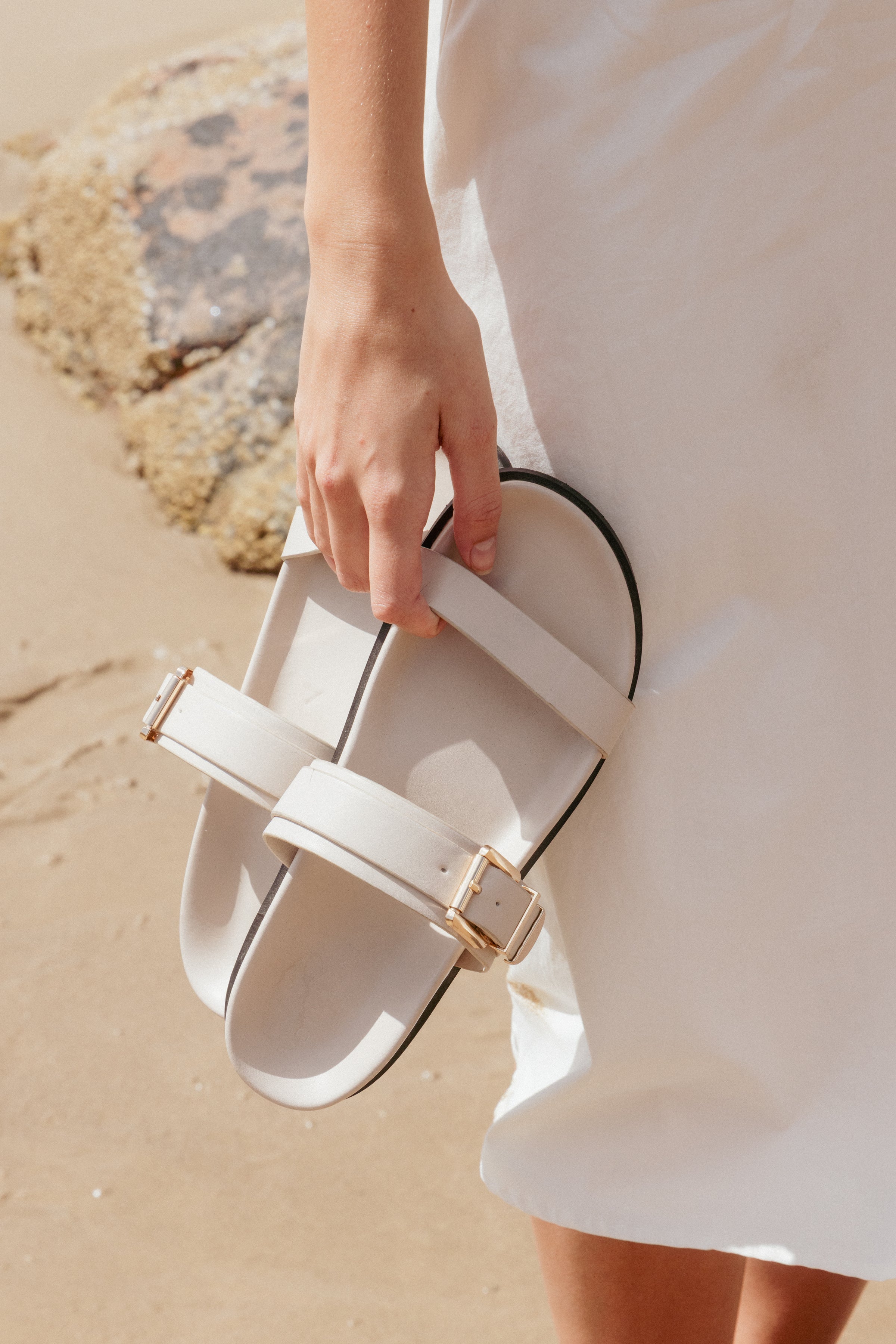 Yansa Sandals - Pebble