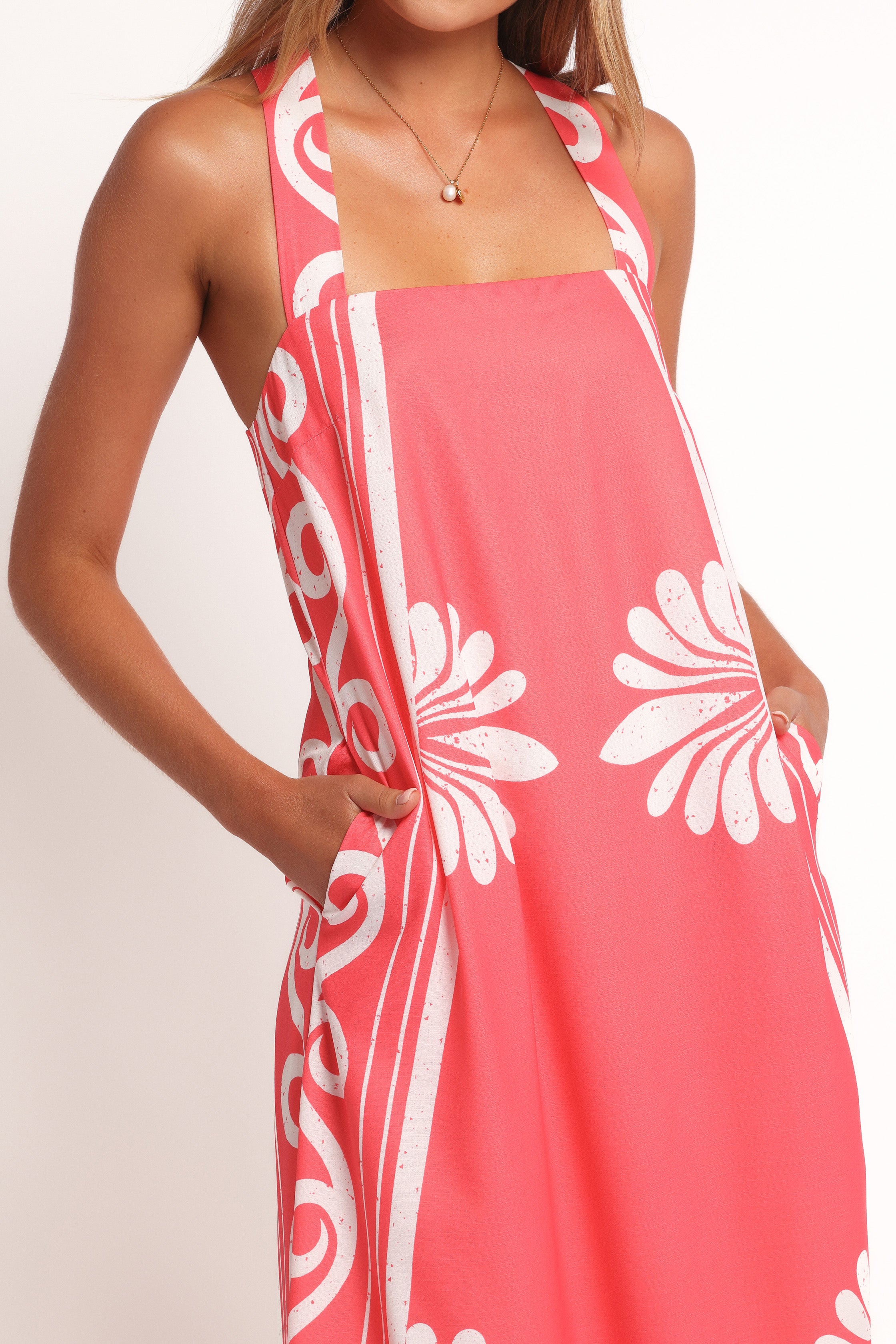 Valeria Maxi Dress - Coral