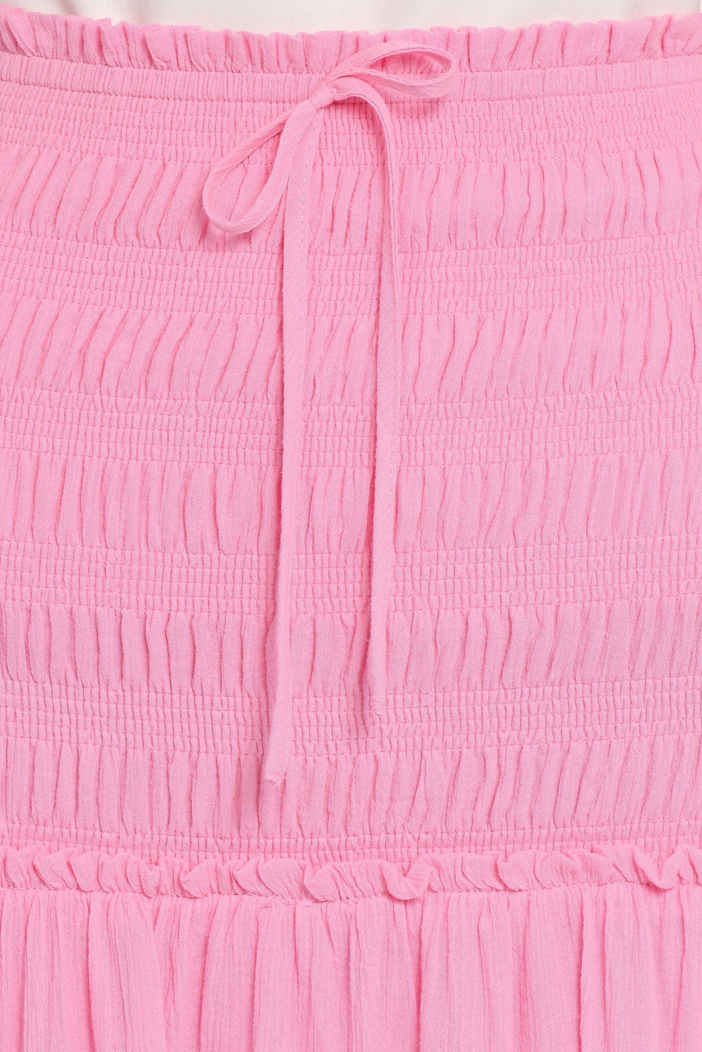 Valerie Drop Waist Maxi Skirt - Pink