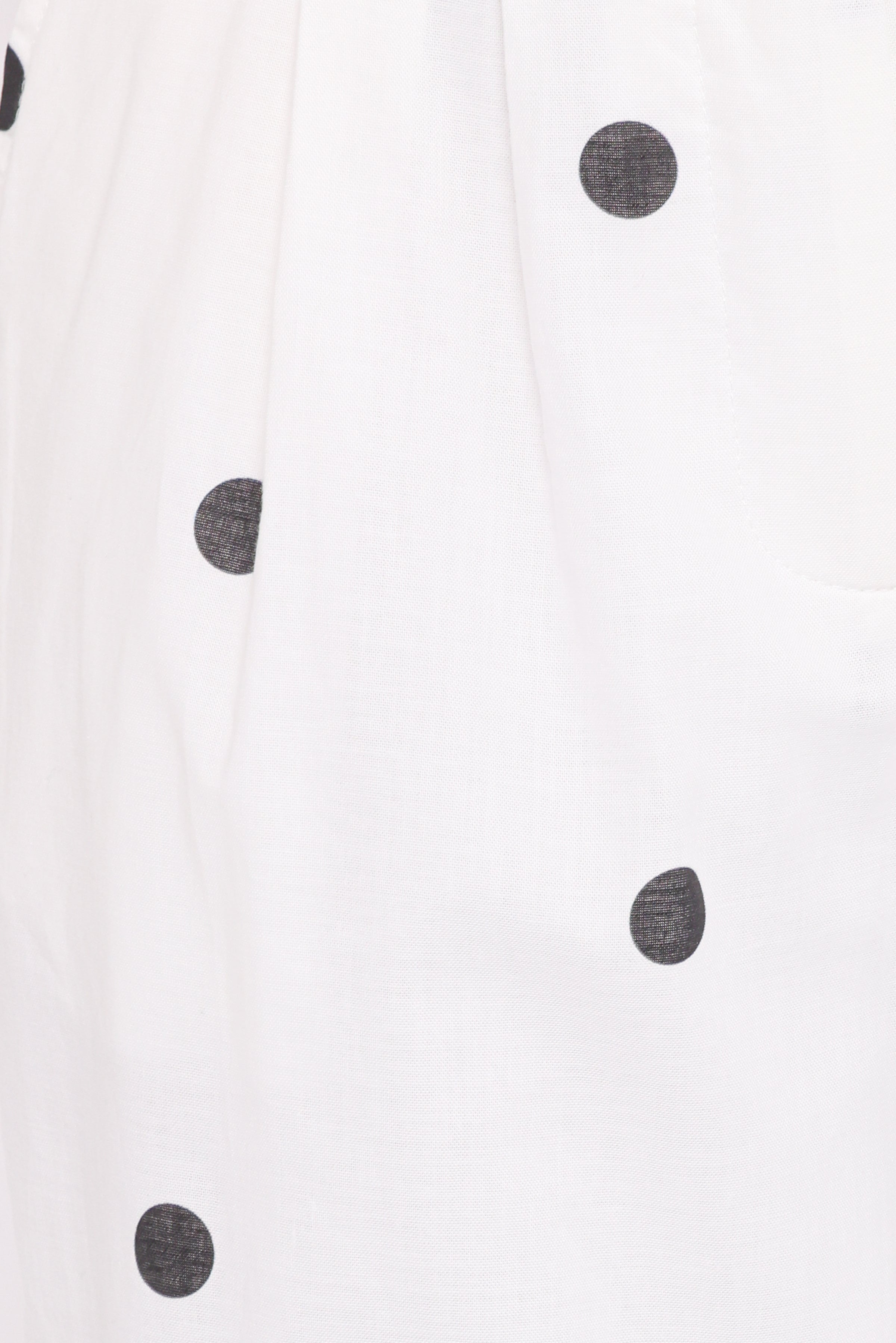 Valora Wide Leg Pant - White Black Polka Dot