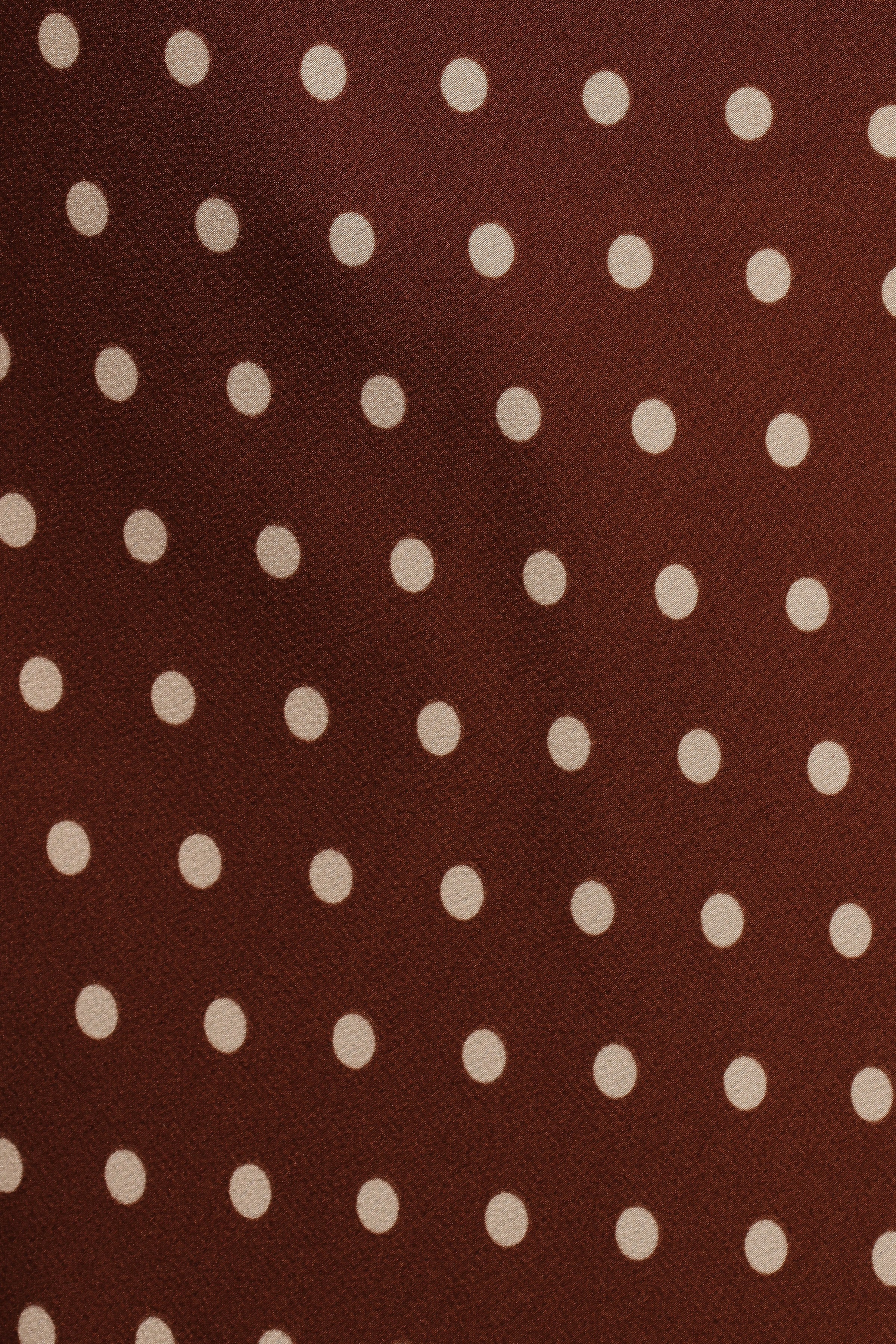 Kelso Top - Brown Polka Dot