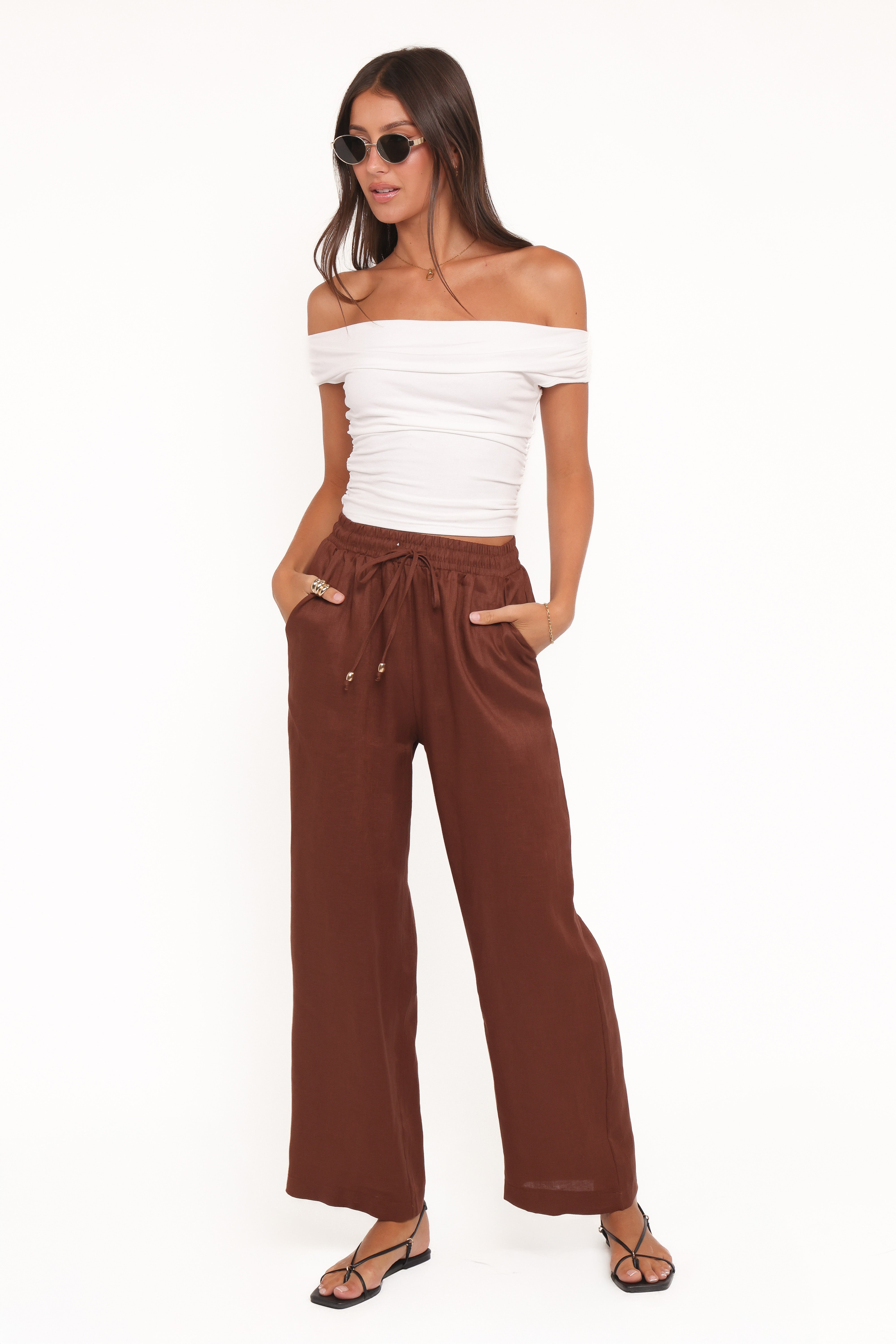 Wren Pant - Chocolate Brown