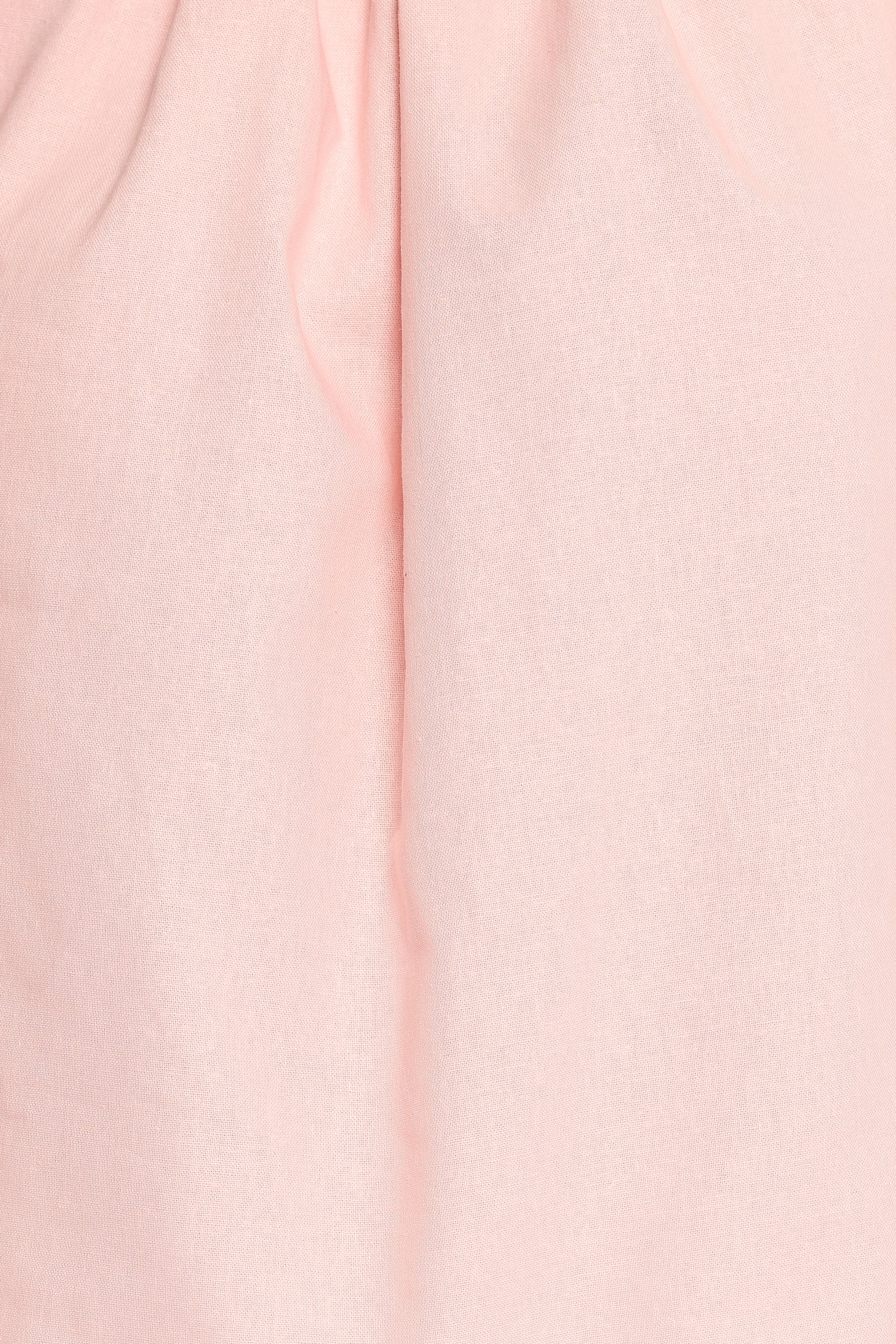 Zion Off Shoulder Long Sleeve Top - Pale Pink