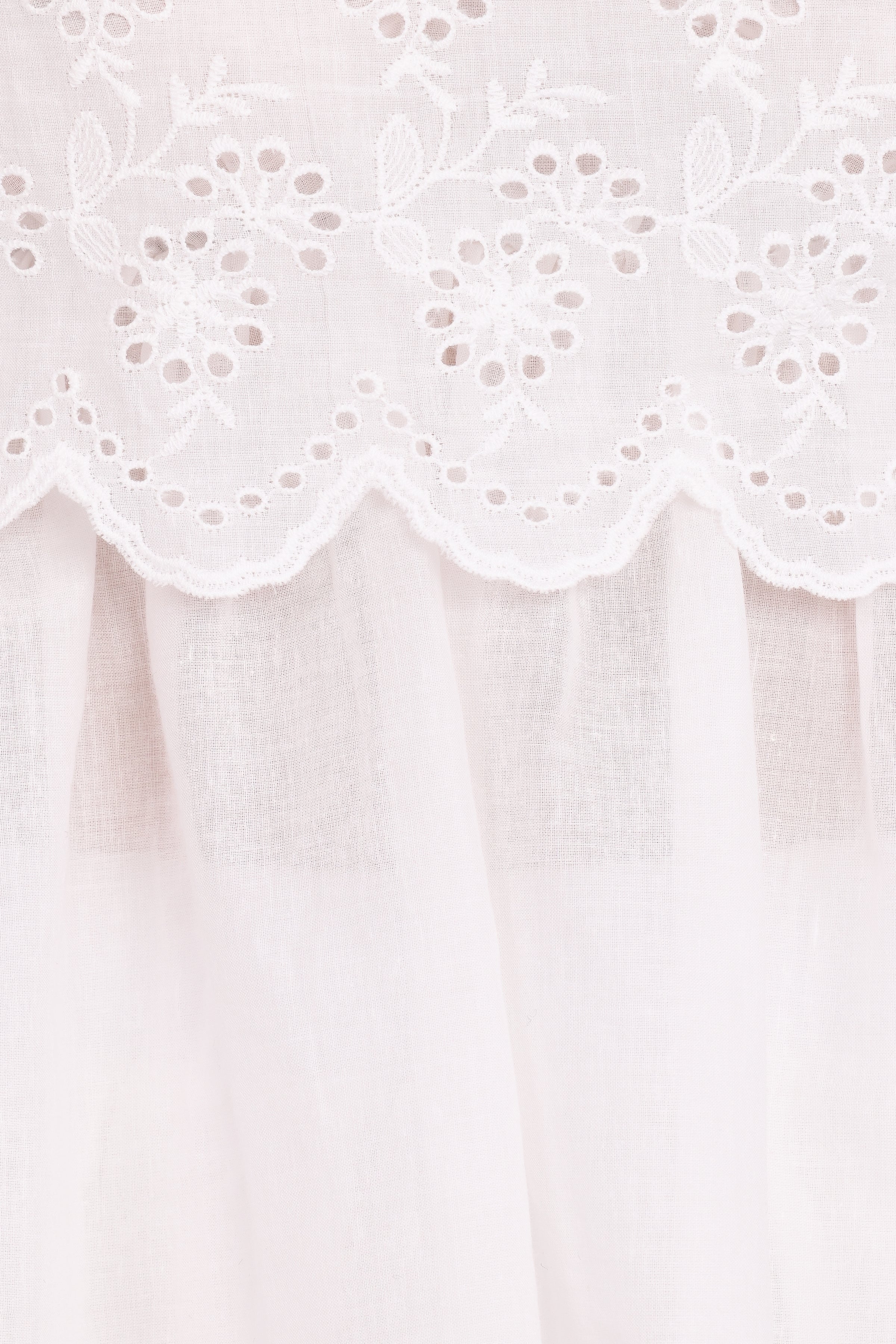 Zera Eyelet Top - White